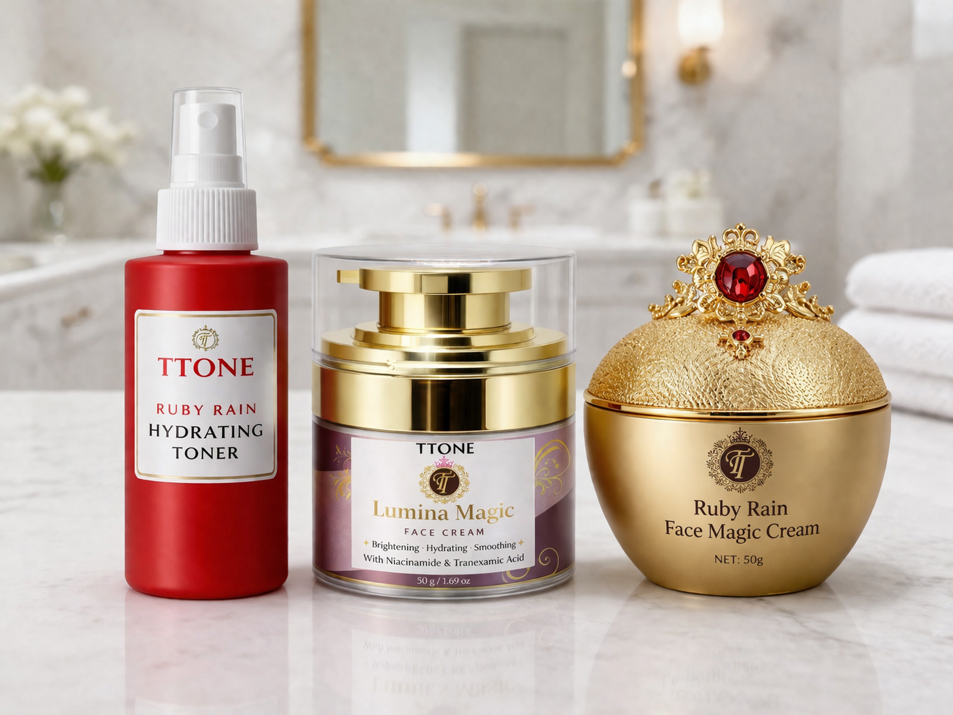 LUMINA FACE GLOW Face magic  +toner set of 3