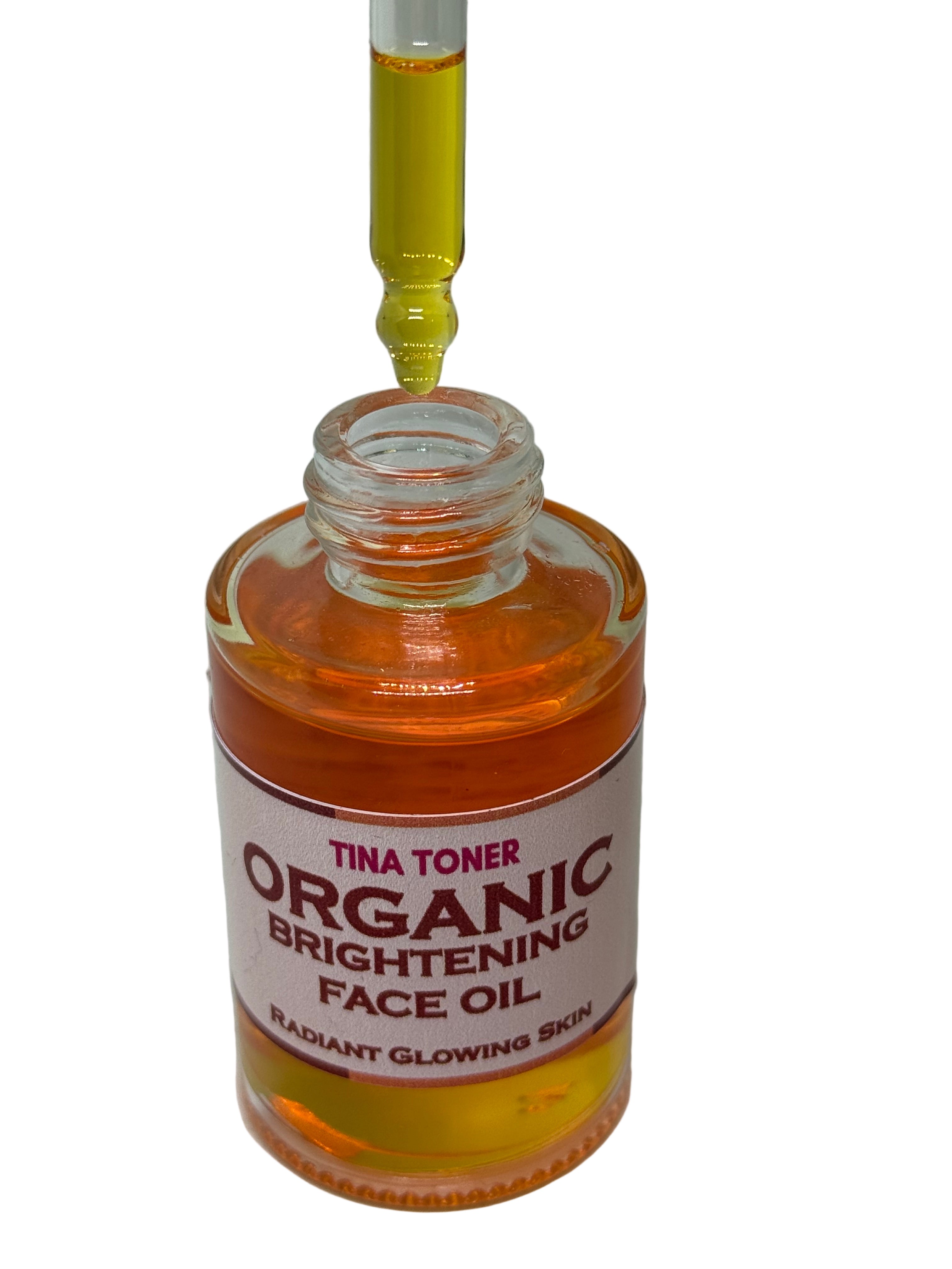 ORGANIC  Glow BRIGHTENING FACE OIL DROP 1oz