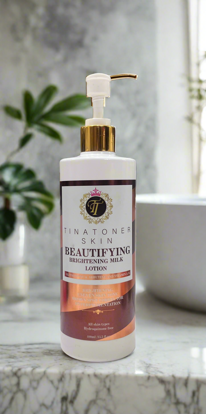 EXTRA BEAUTIFYING BRIGHTENING ) BODY LOTION with Serum
