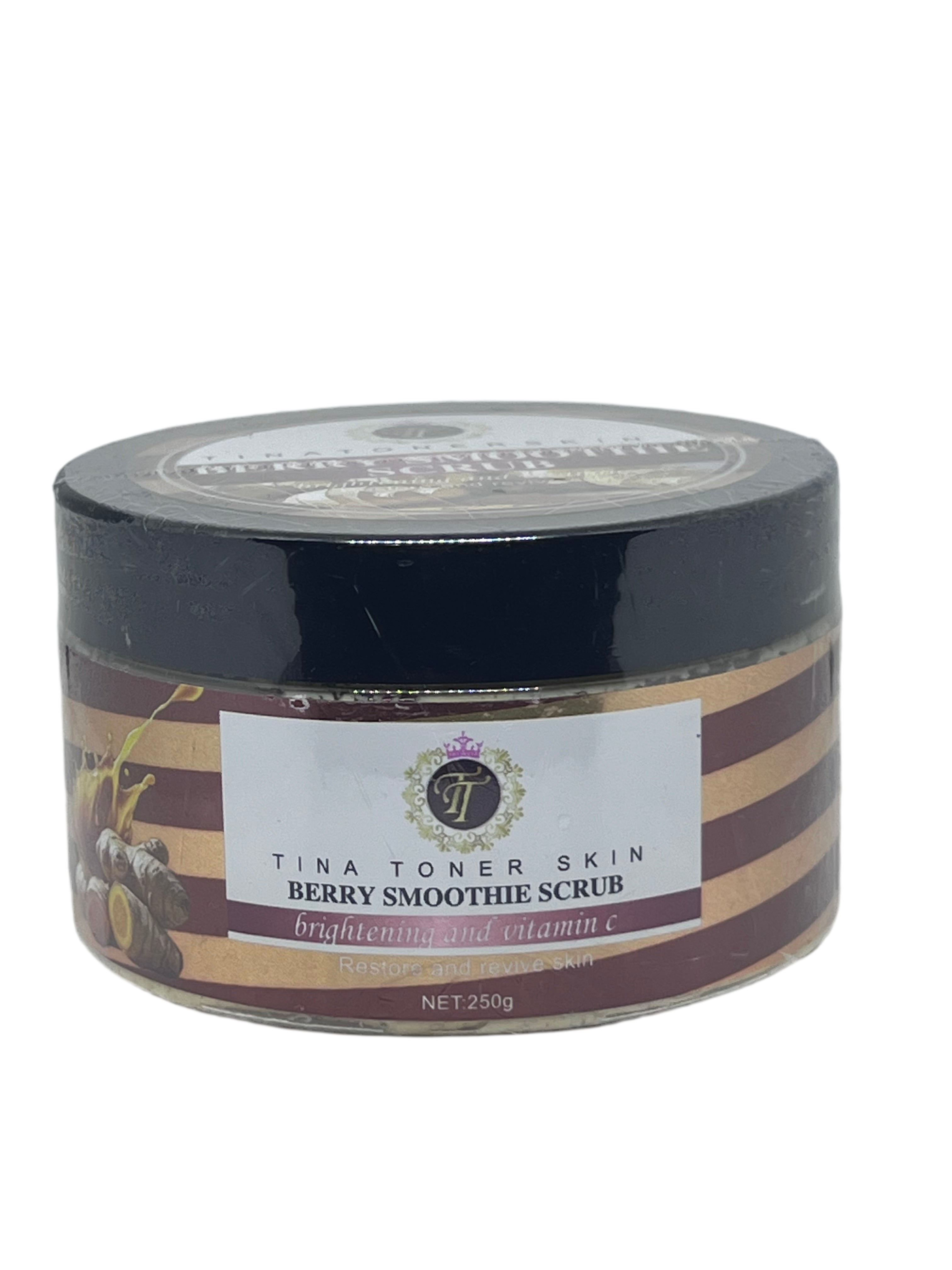 BERRY BRIGHT SCRUB   WITH PAPAYA AND TOMATOES scrub