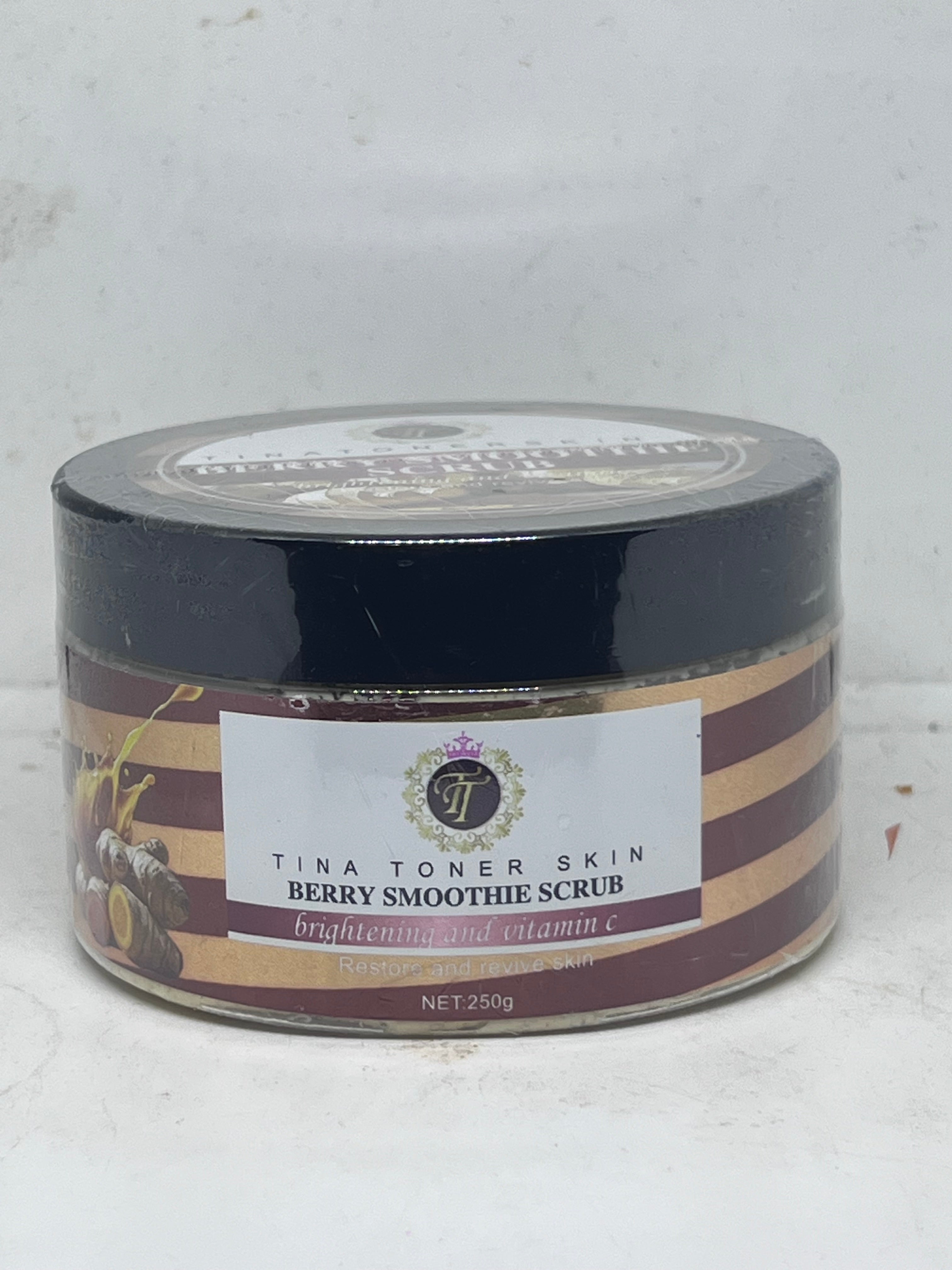 BERRY BRIGHT SCRUB   WITH PAPAYA AND TOMATOES scrub