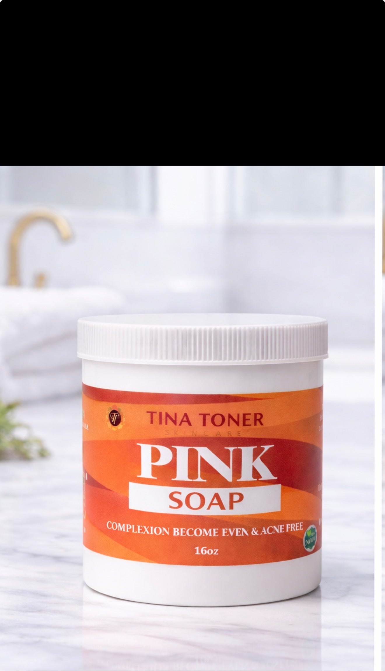 PINK glsoap 16OZ/ 500ml.  size