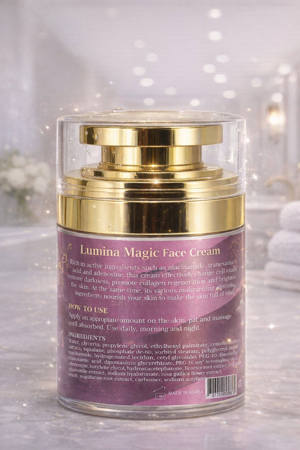 LUMINA FACE GLOW Face magic  +toner set of 3