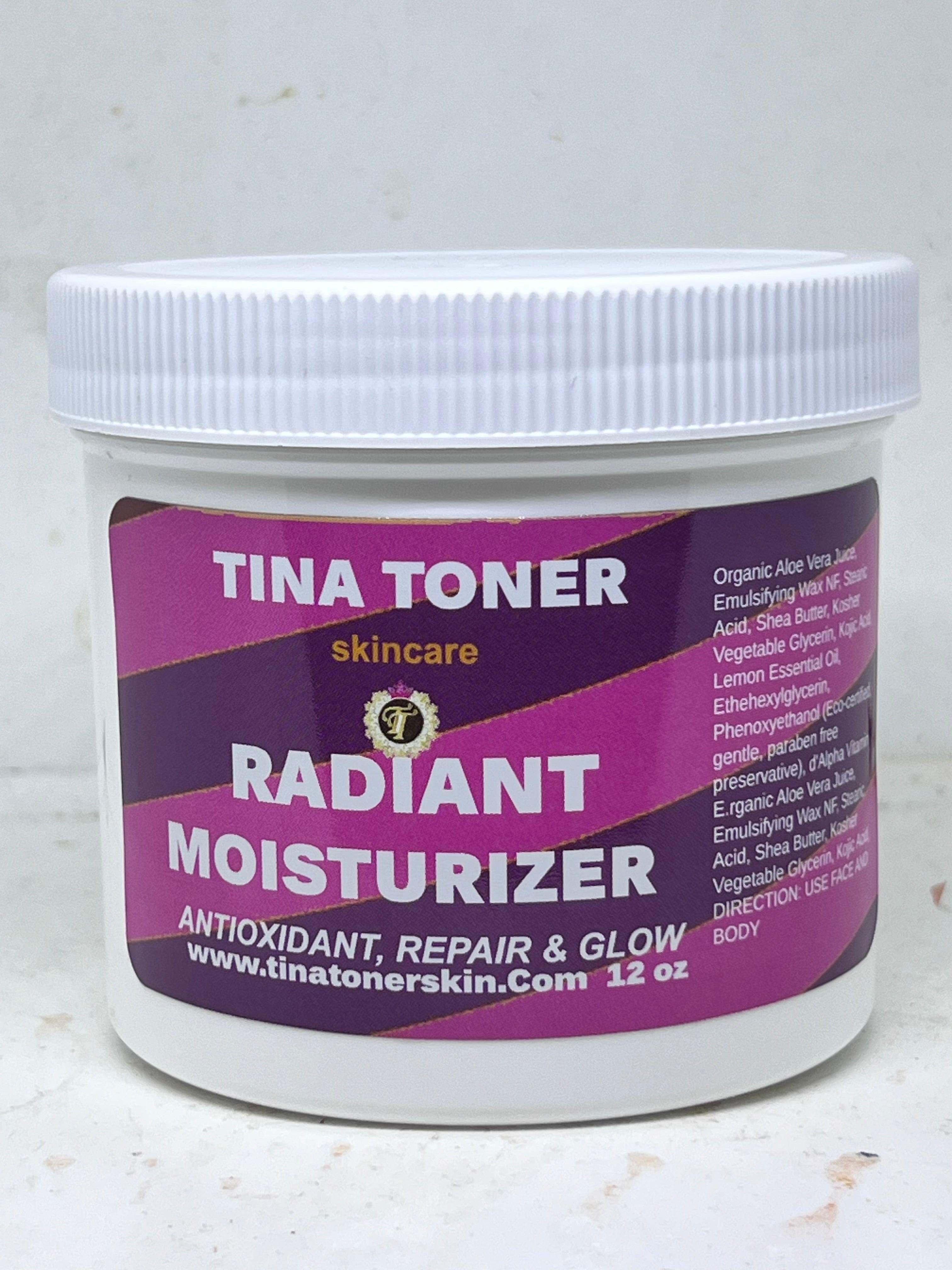 Tina Toner Radiant Moisturizer Body Cream Repair & Glow