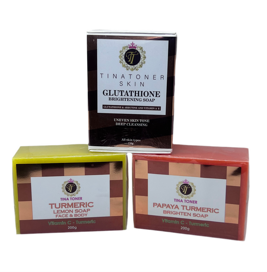 Sample set LEMON, TURMERIC   Gluthaione SOAP