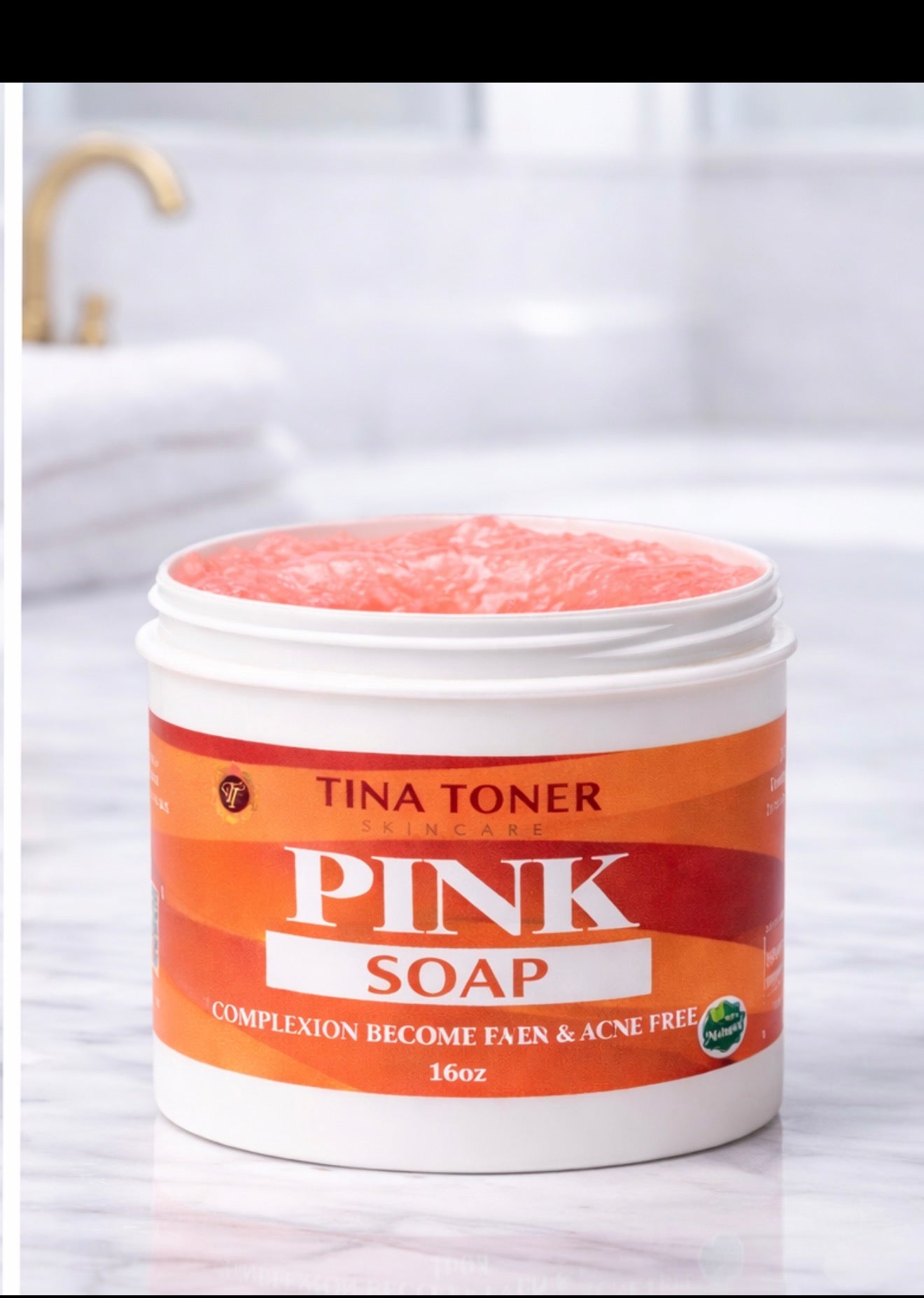 PINK glsoap 16OZ/ 500ml.  size