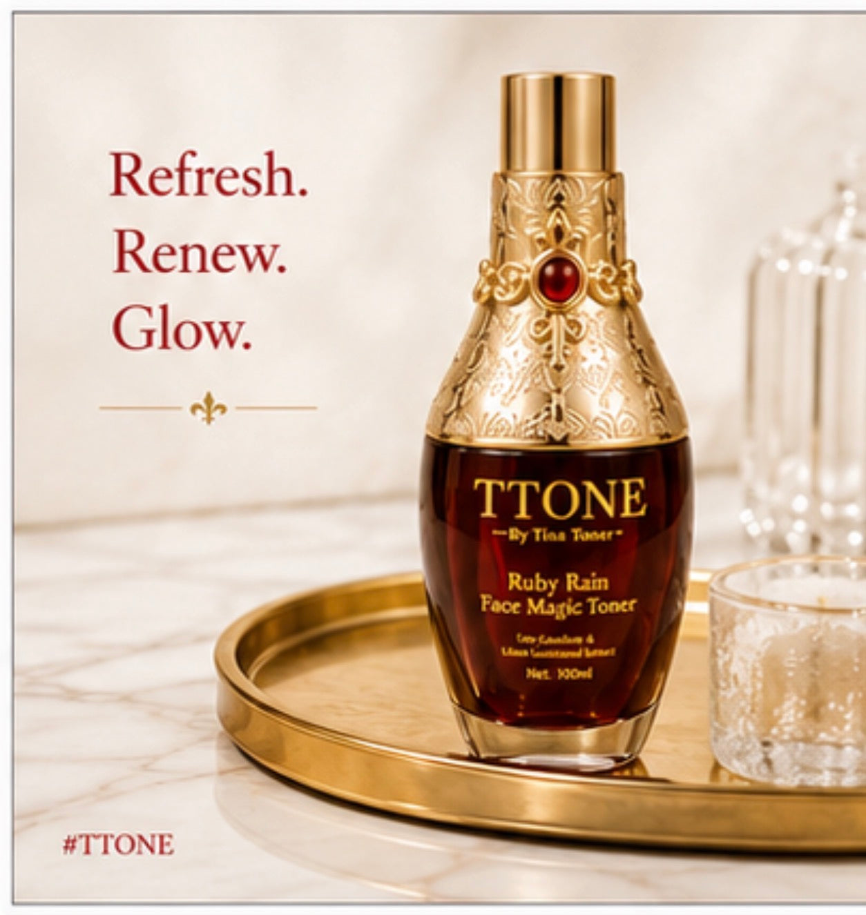 TTONE Ruby Rain and Toner CleanserLimited Edition