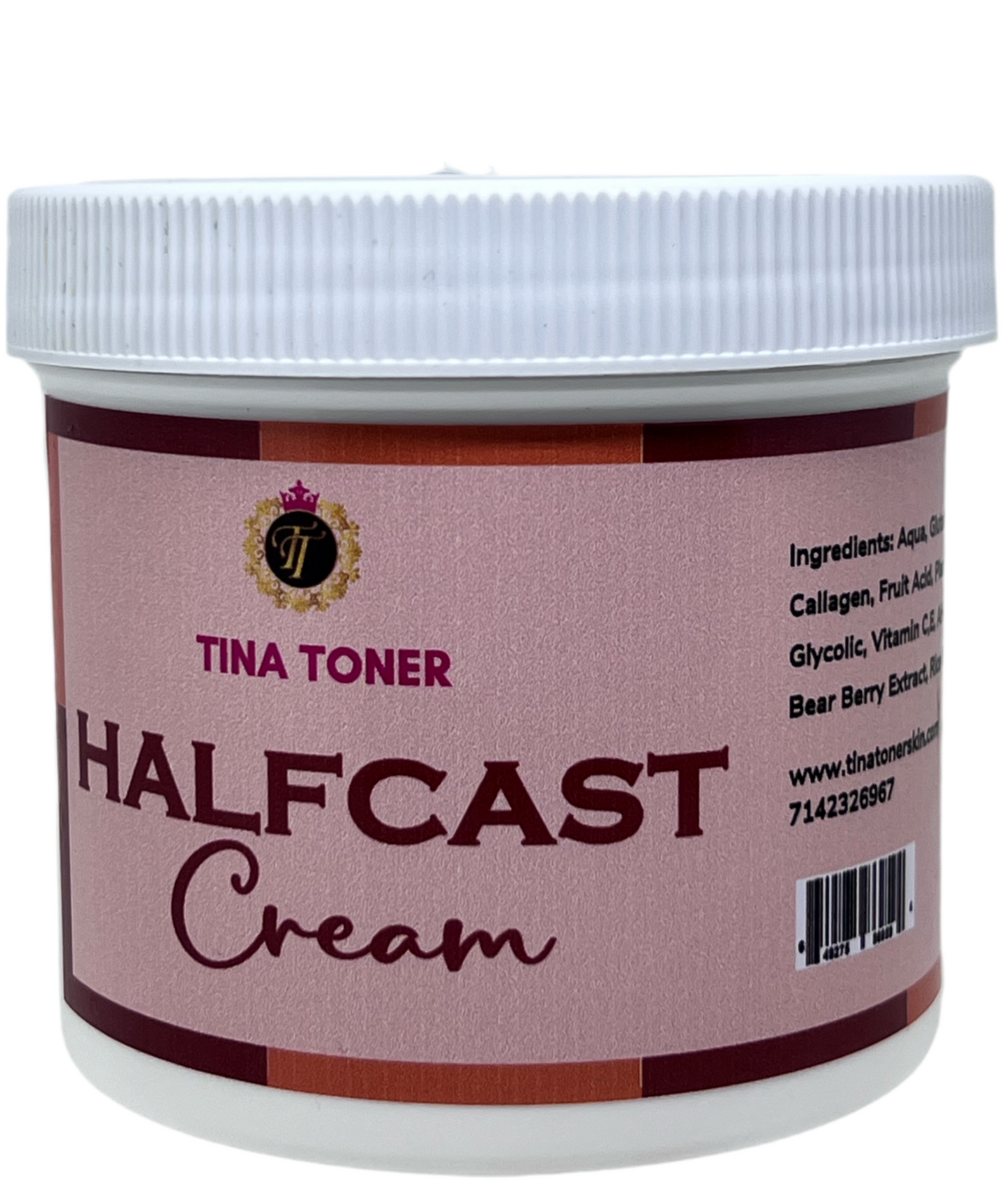 Half cast cream12 oz large