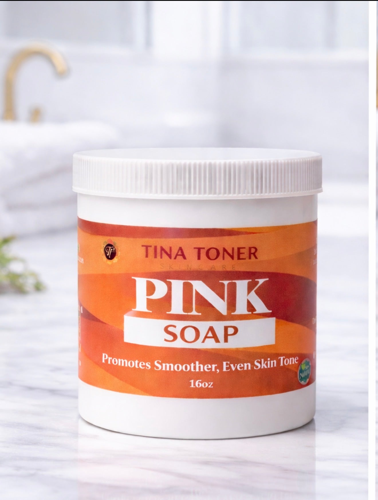 Tina toner PINK whitening soap 16 OZ/ 500ML
