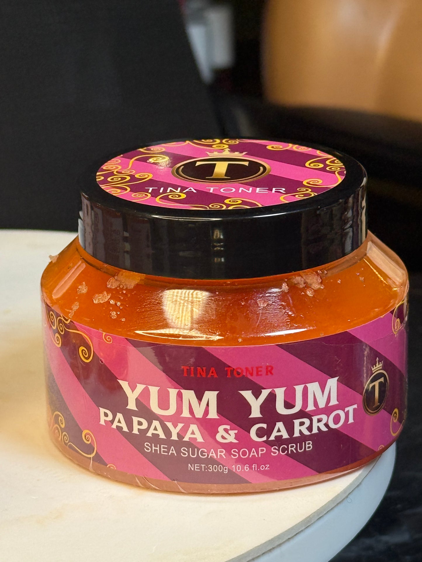 YUM YUM C  PAPAYA and carrot BODY scrub