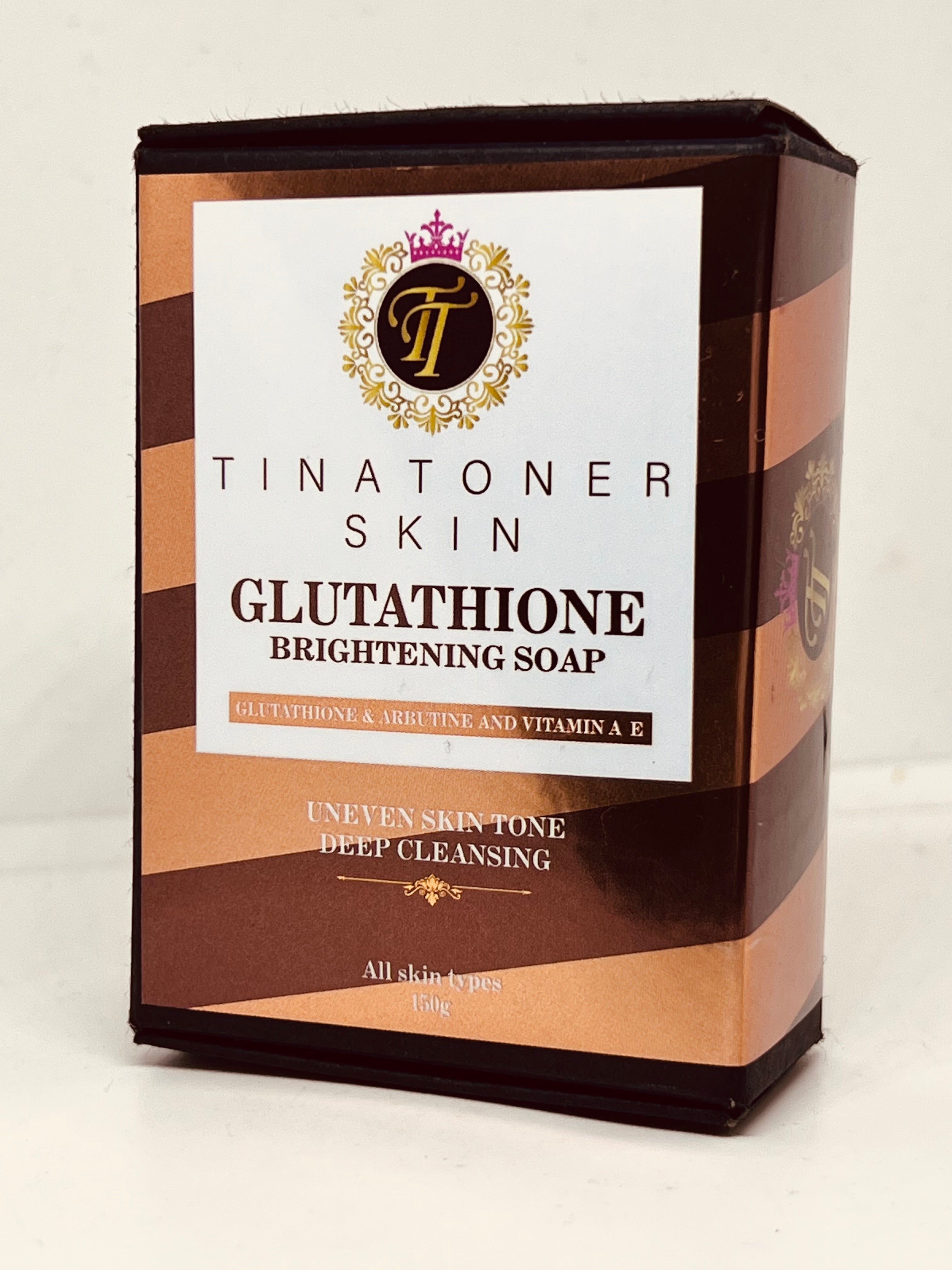 TINA TONER Papaya Glutathione  SOAP  PACK OF 3