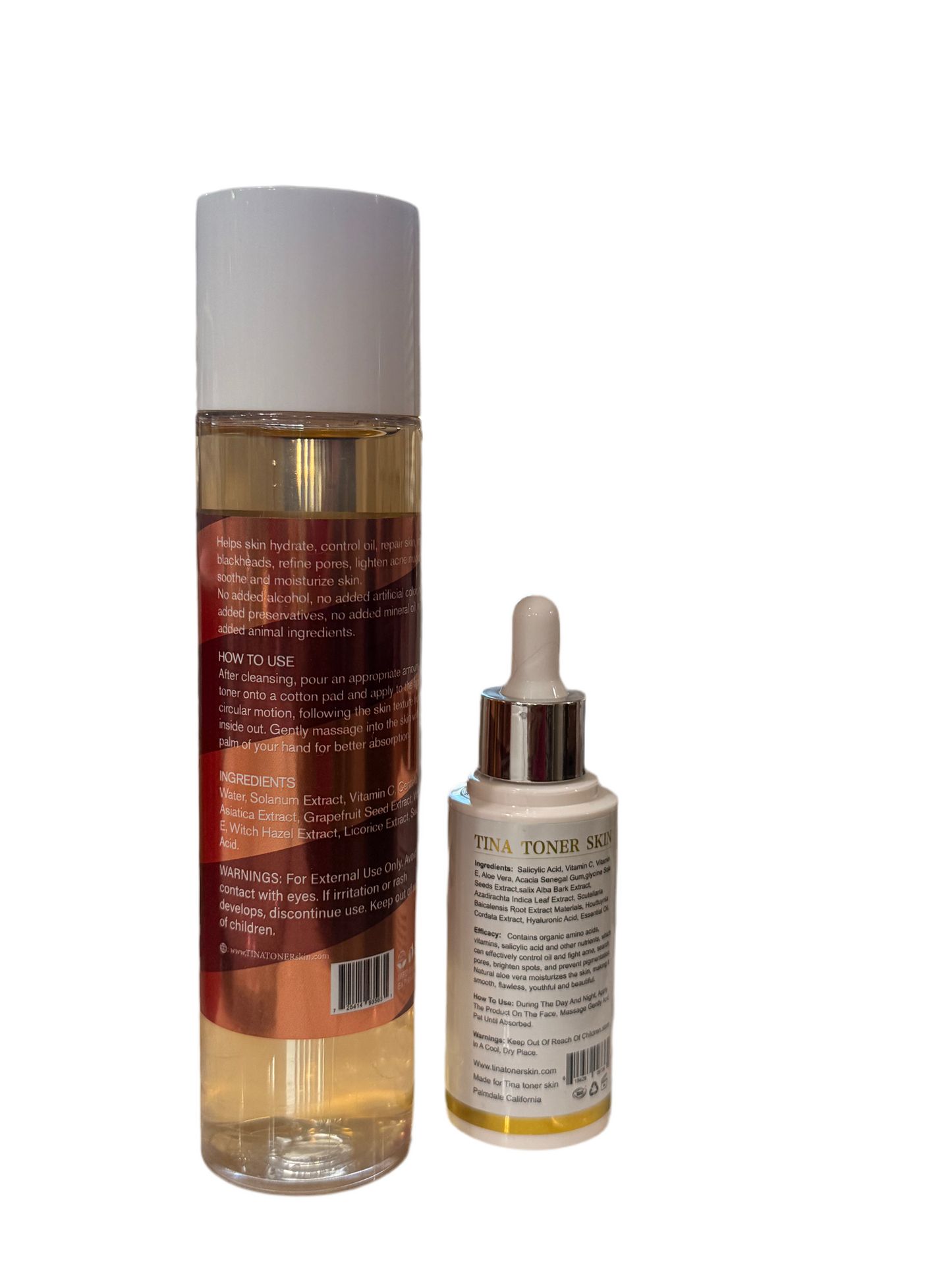 Vitamin c toner  with anti acne  serum  set 6 oz