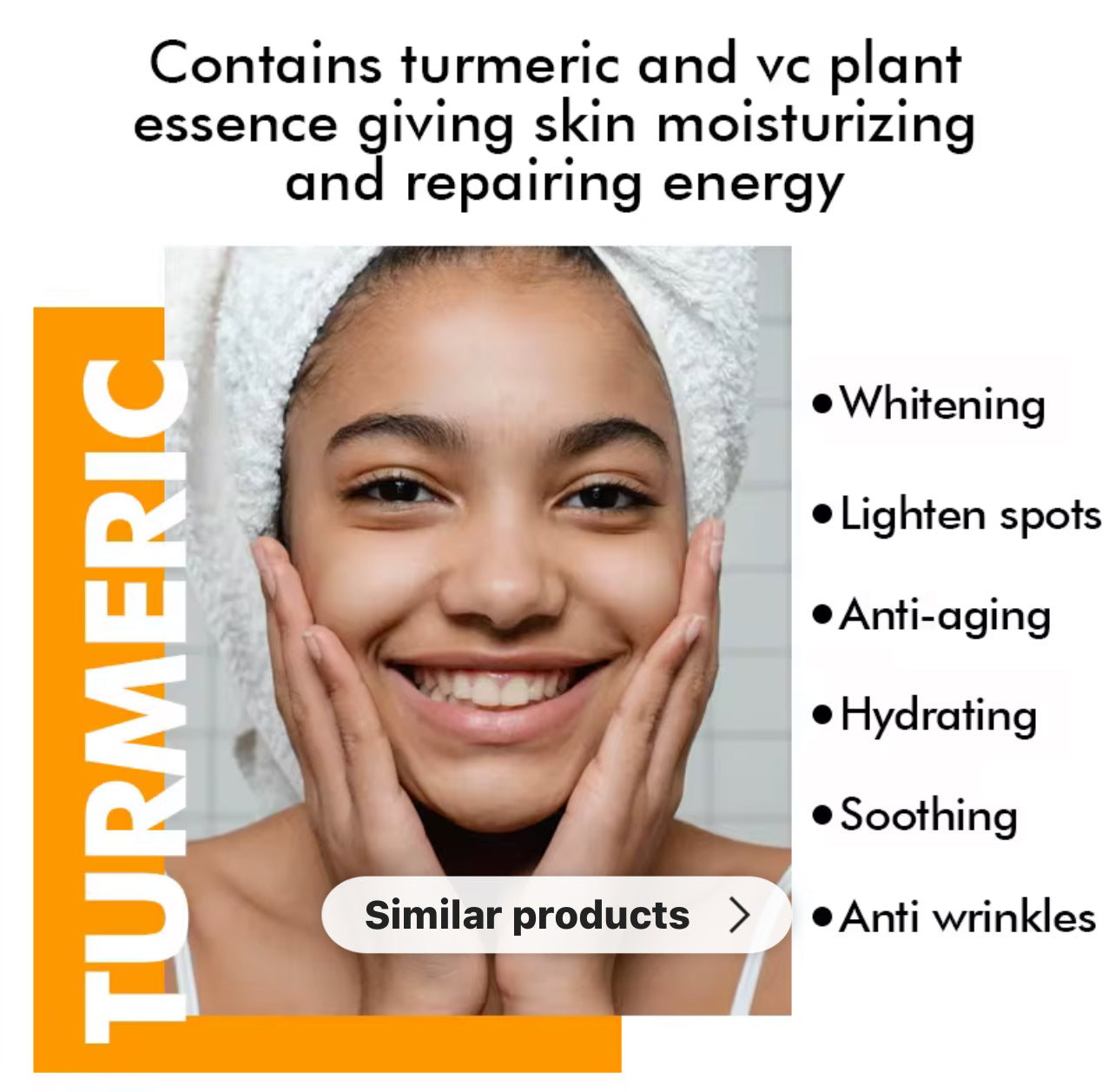 RADIANT Glow Turmeric and vitamin C Face serum 60ml( for all skin type )