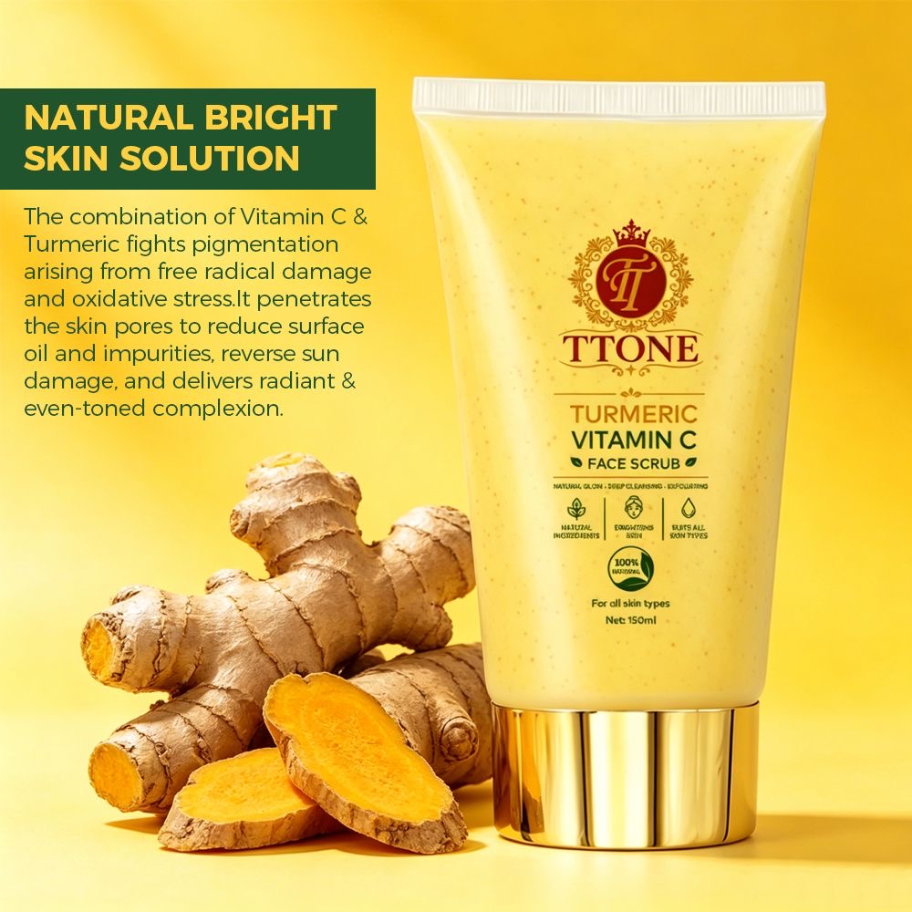 TTONE Turmeric Glowing Scrub 150ml