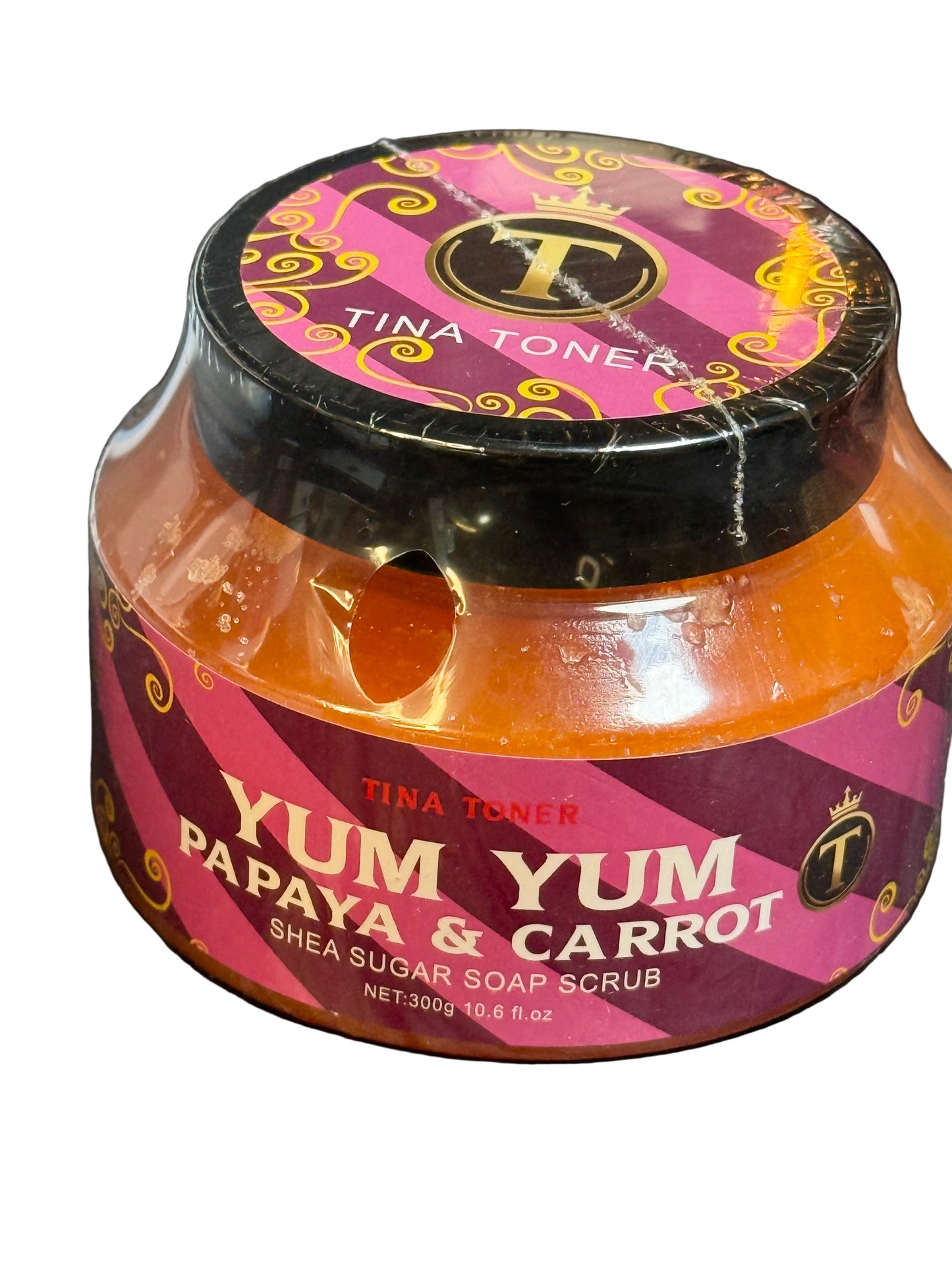 YUM YUM C  PAPAYA and carrot BODY scrub