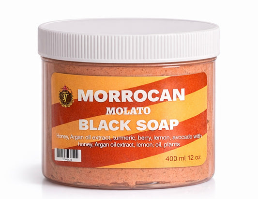 Moroccan BLACK SOAP 12OZ