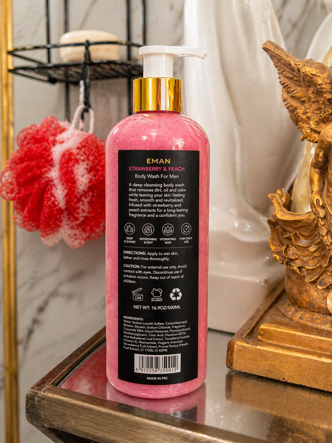 EMAN X TTONE Candy & Strawberry + Mango & Banana Glow Body Wash 500g ( (Copy)