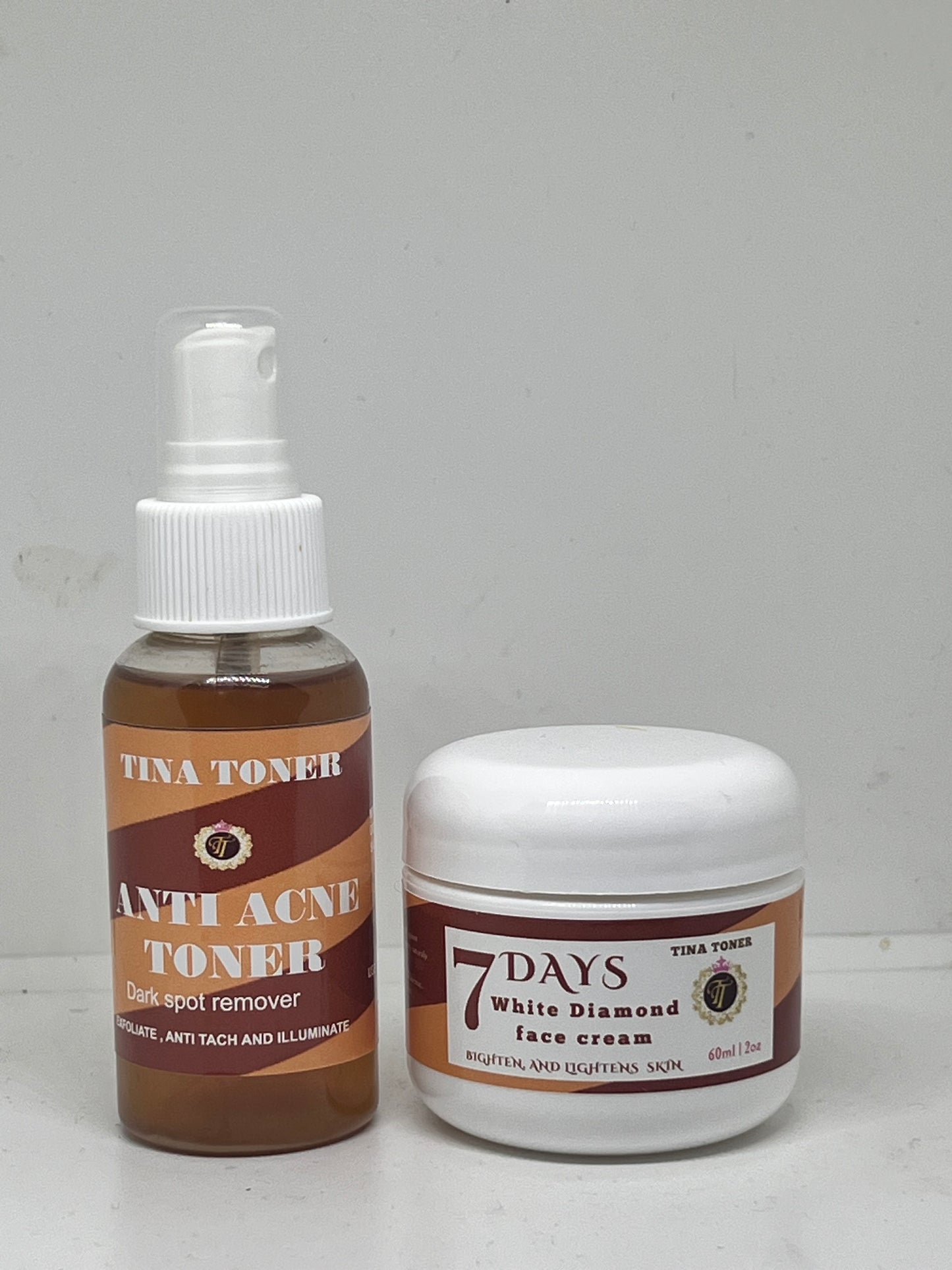 7 DAY FACE CREAM  /  ANTI ACNE Toner set