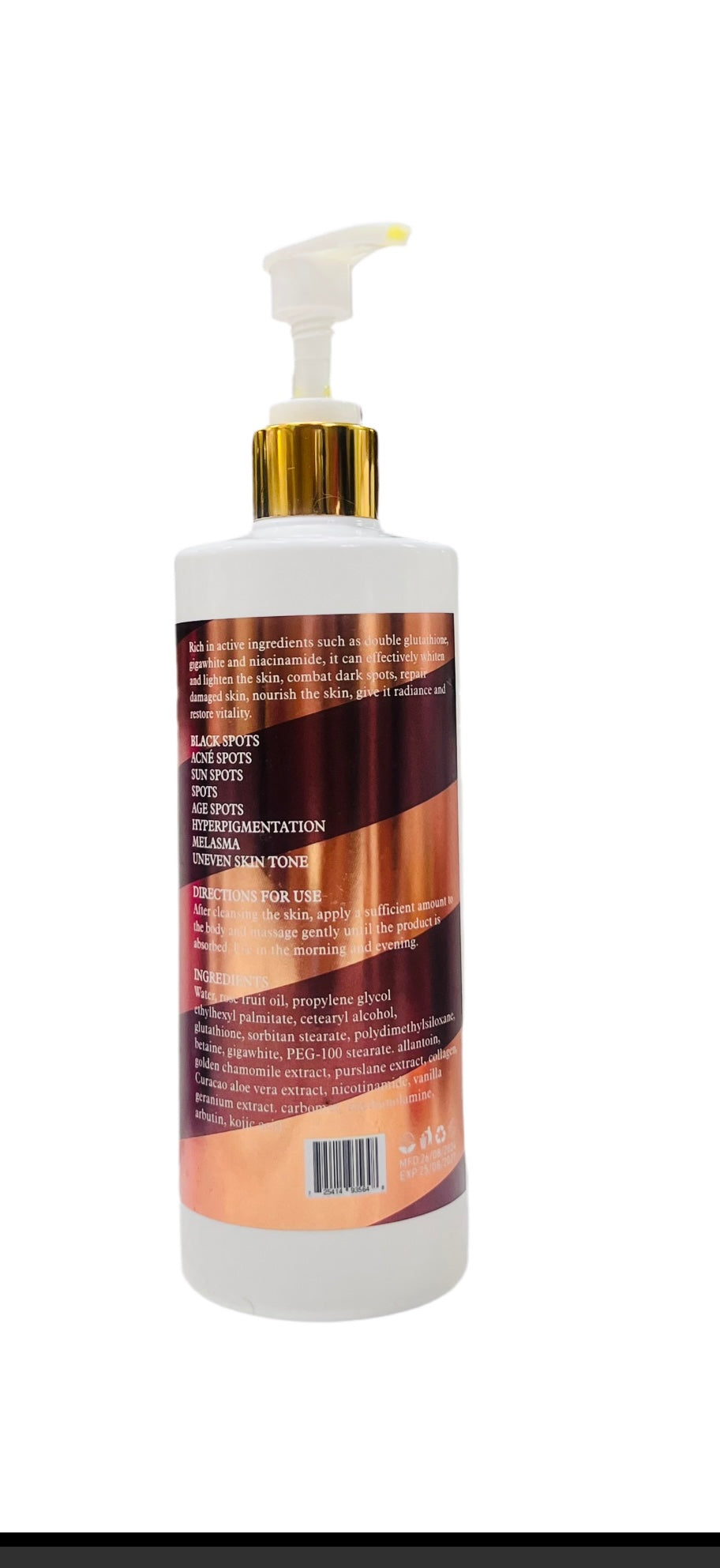 EXTRA BEAUTIFYING BRIGHTENING ) BODY LOTION with Serum