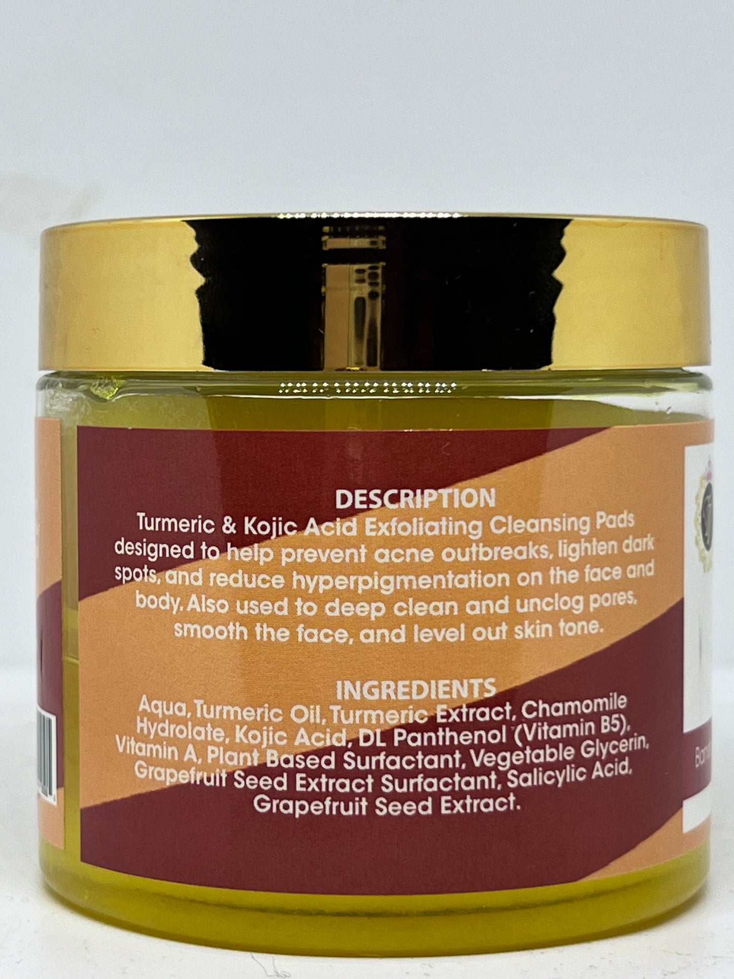 Turmeric Kojic Acid
Exfoliating Cleansing
Pads