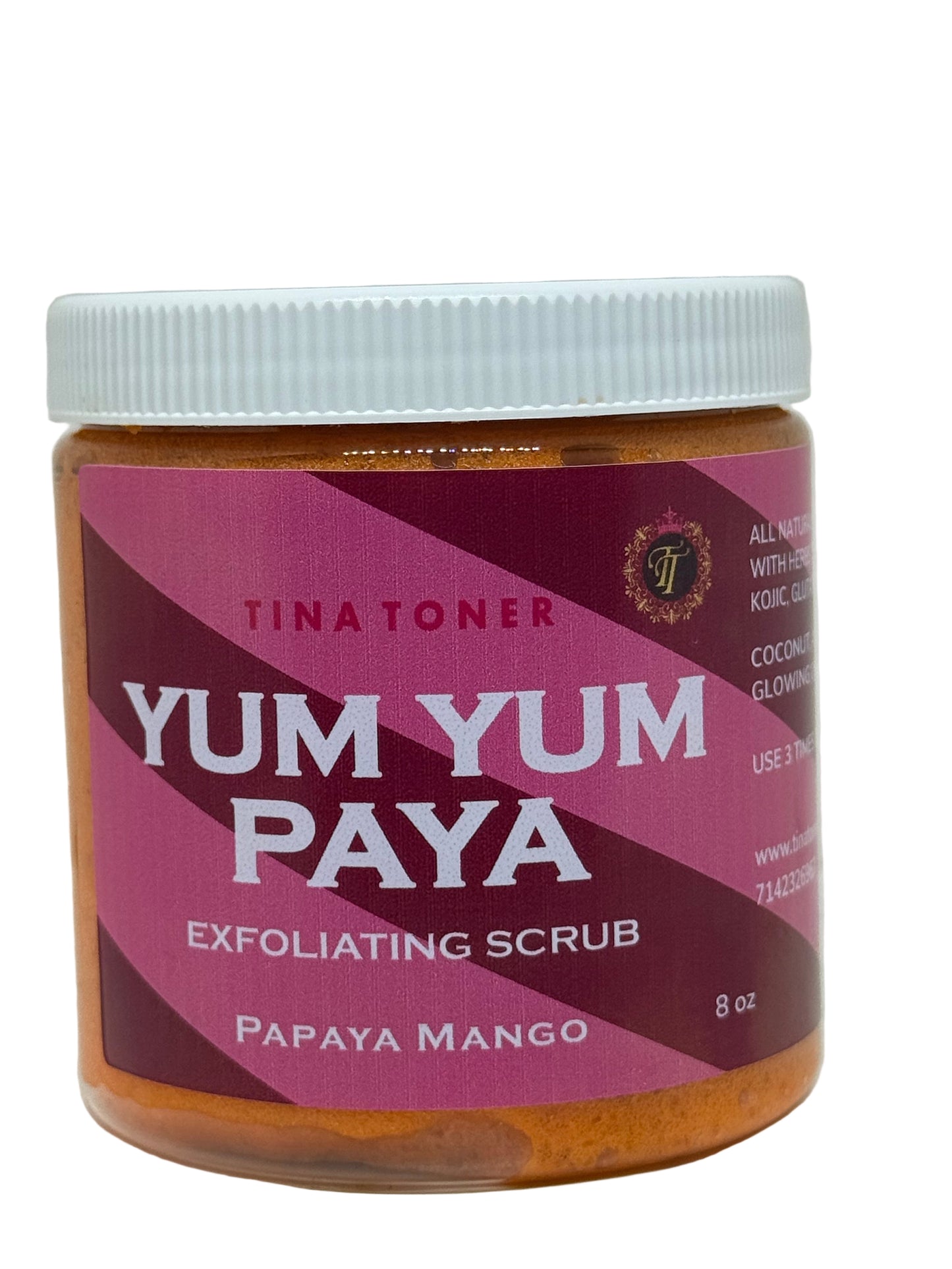 The YUM YUM PAPA Glow scrub