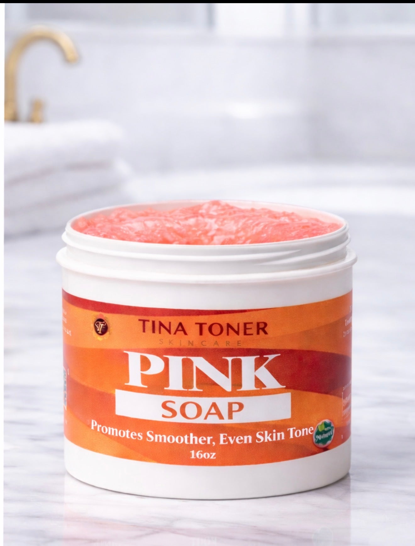 Tina toner PINK whitening soap 16 OZ/ 500ML