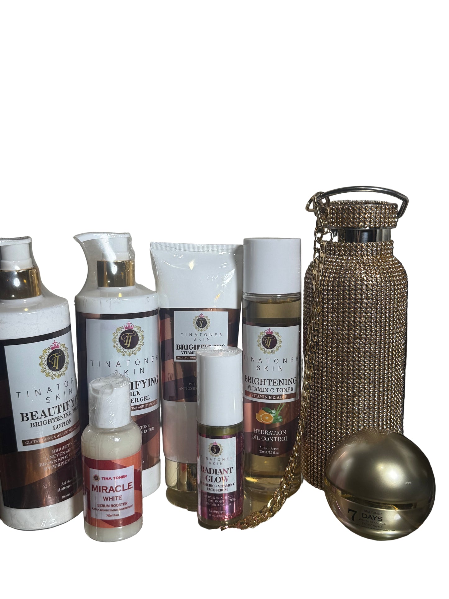 BLACK FRIDAY DEAL. EXTRA BEAUTIFYING BRIGHTENING (  complete  combo ) BODY LOTION SET 6 plus free mug