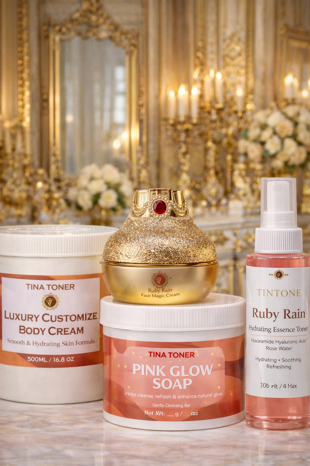 TTONE Luxurys Customized   Brightening  Body cream  set (best seller)