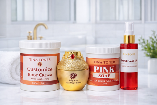 TTONE Luxurys Customized   Brightening  Body cream  set (best seller)