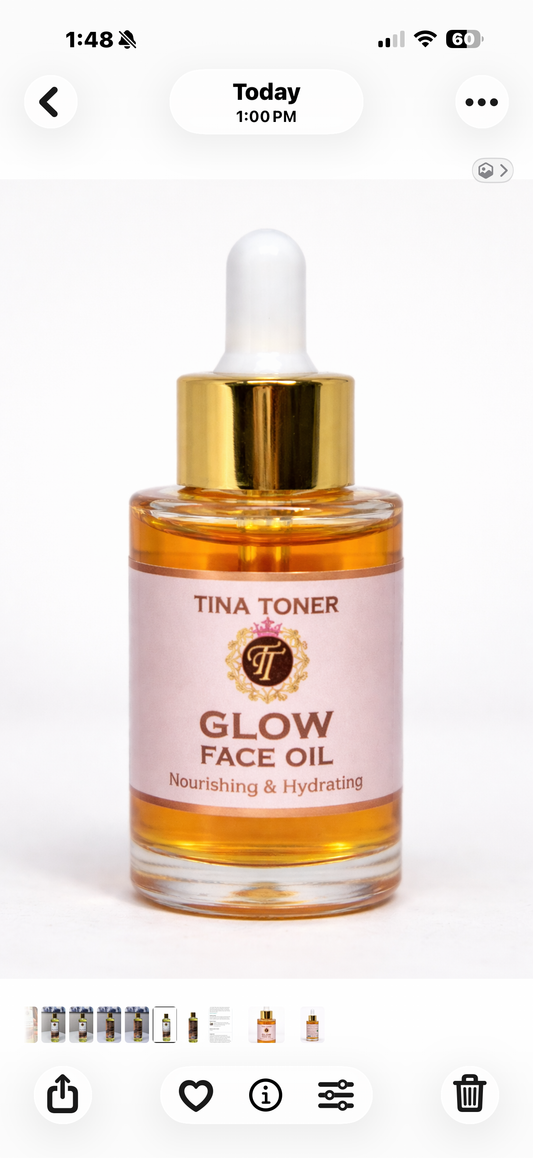 ORGANIC  Glow BRIGHTENING FACE OIL DROP 1oz