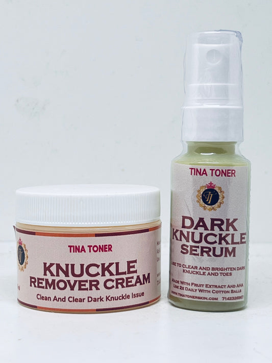 Dark kuckle cream and serum