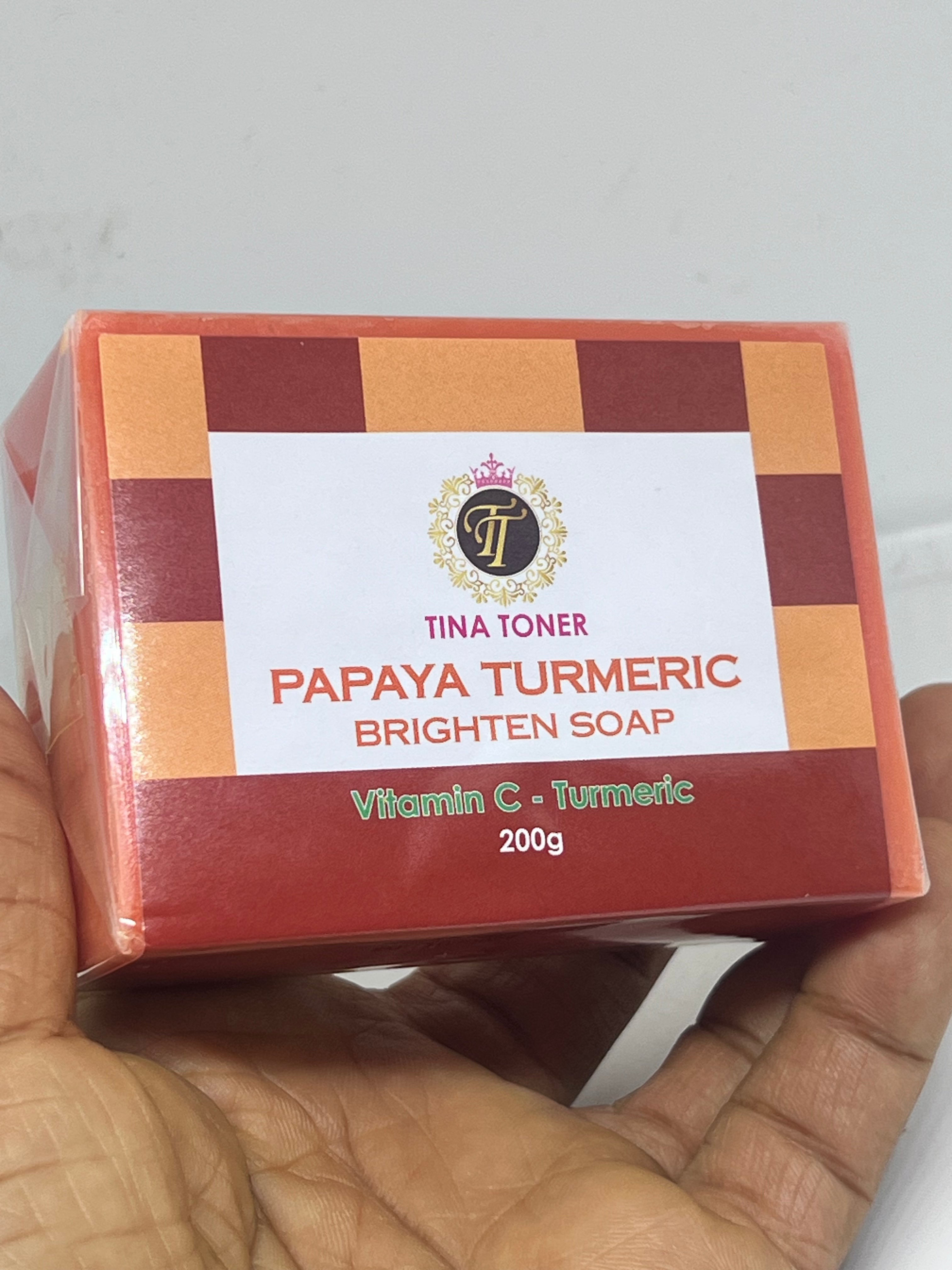 TURMERIC PAPAYA GLUTATHION SOAP 200gr