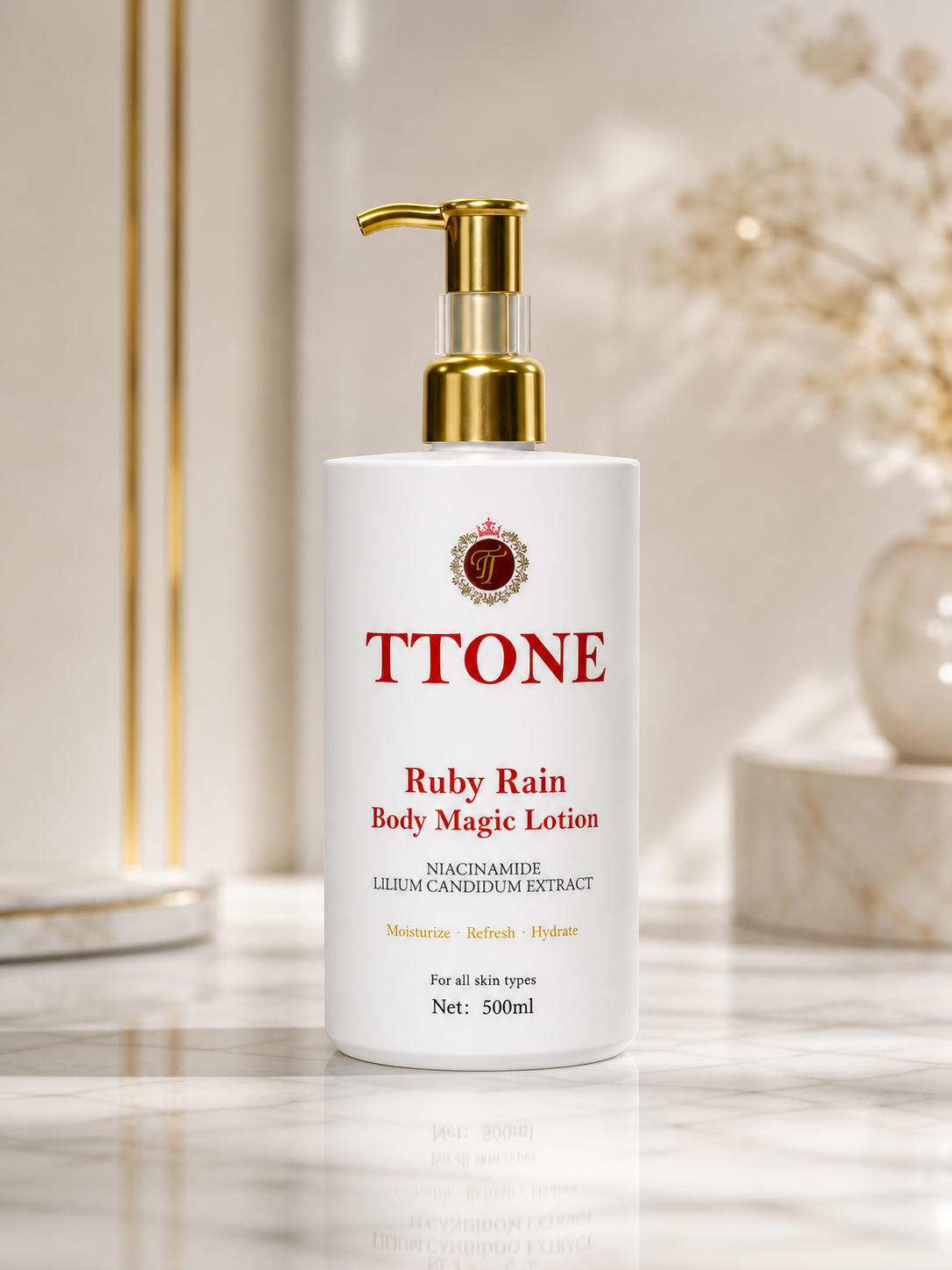 TTONE Ruby Rain  Body magic lotion  Luxury  Brightening 500ml. (BESTSELLER )