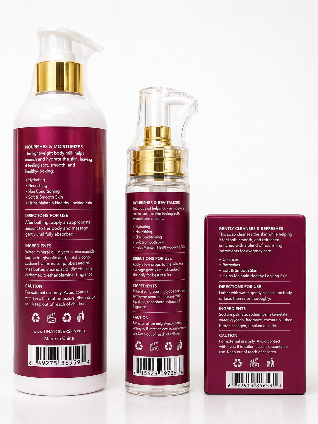 Lumina Magic Glow Lotion  set of 3