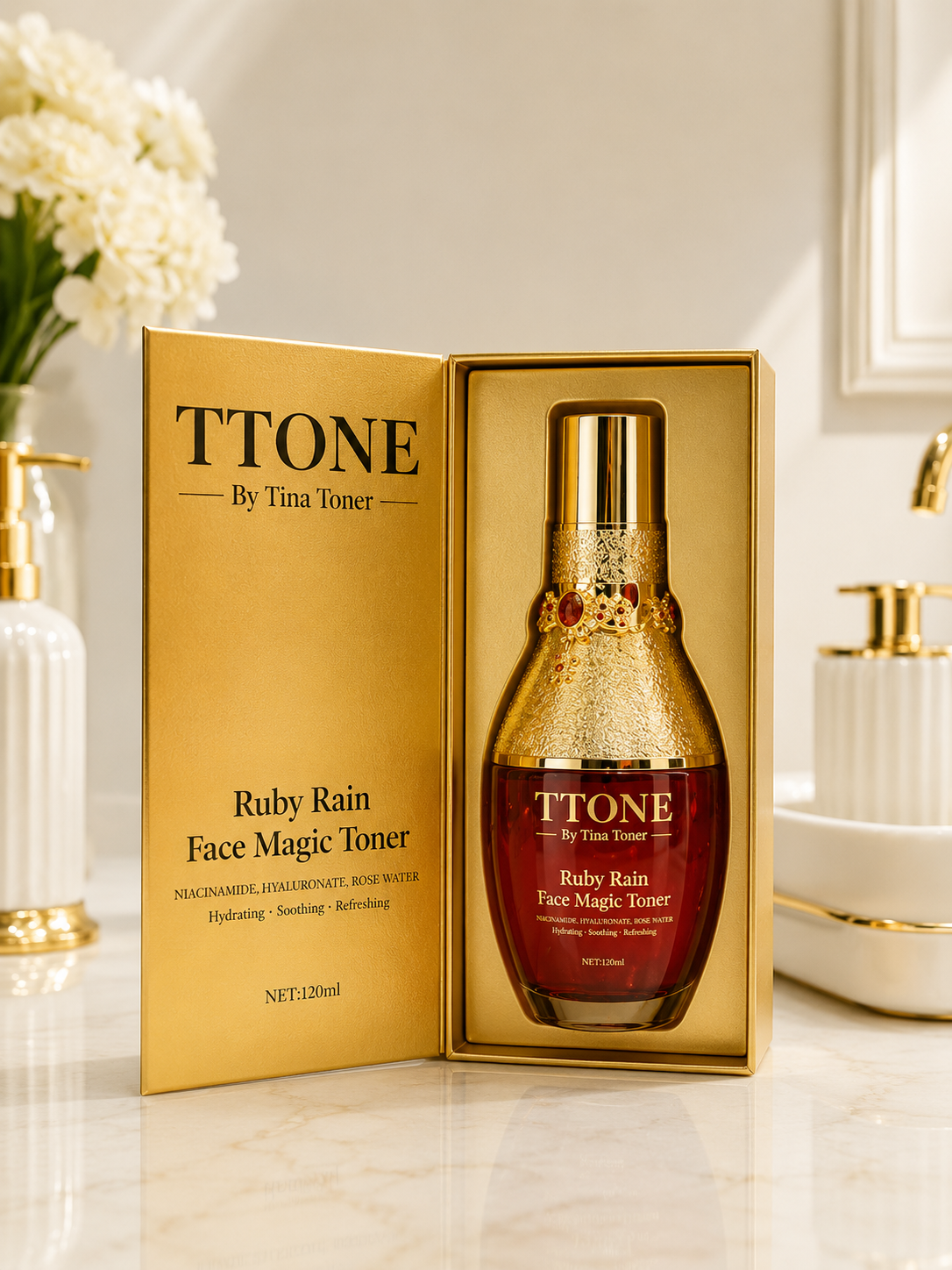 TTONE Day and Night Face Glow with Face Magic Lumina + Toner Set of 3