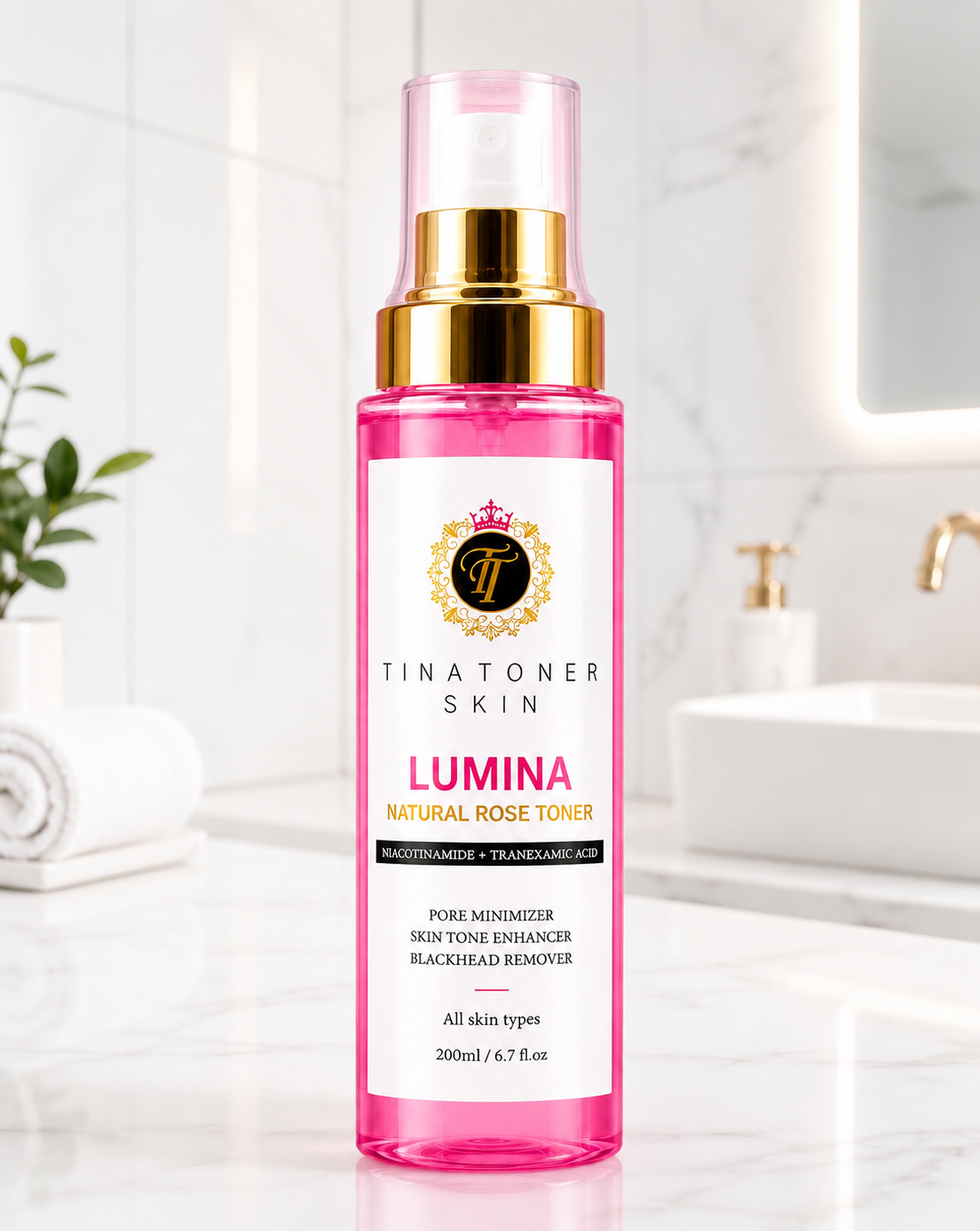 Lumina Glow Skincare Set – Aloe Toner, Face Cream & Bar Soap for Sensitive & Mature Skin
