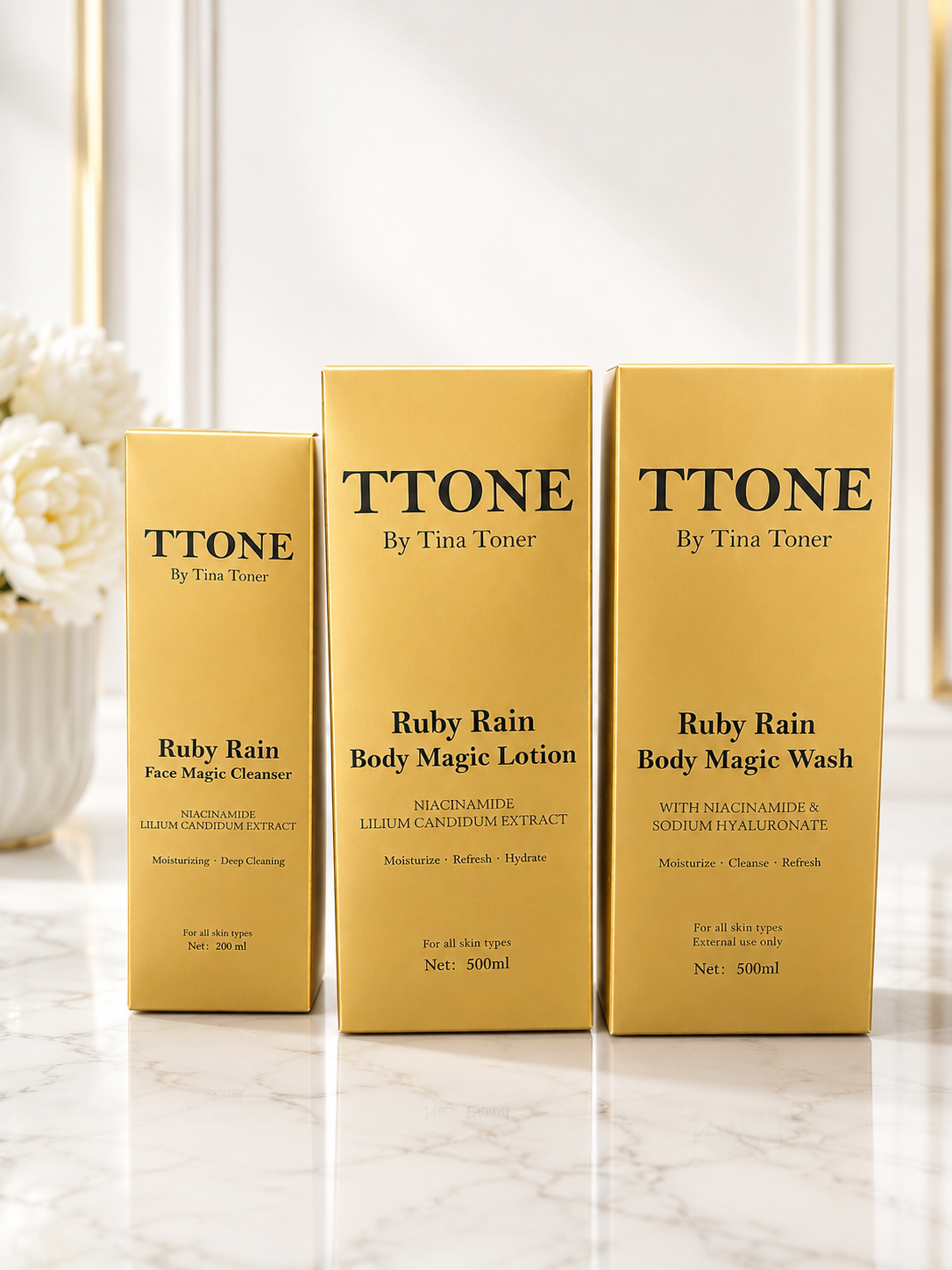 Father’s Day special TTONE Ruby Rain Bath collection Luxury