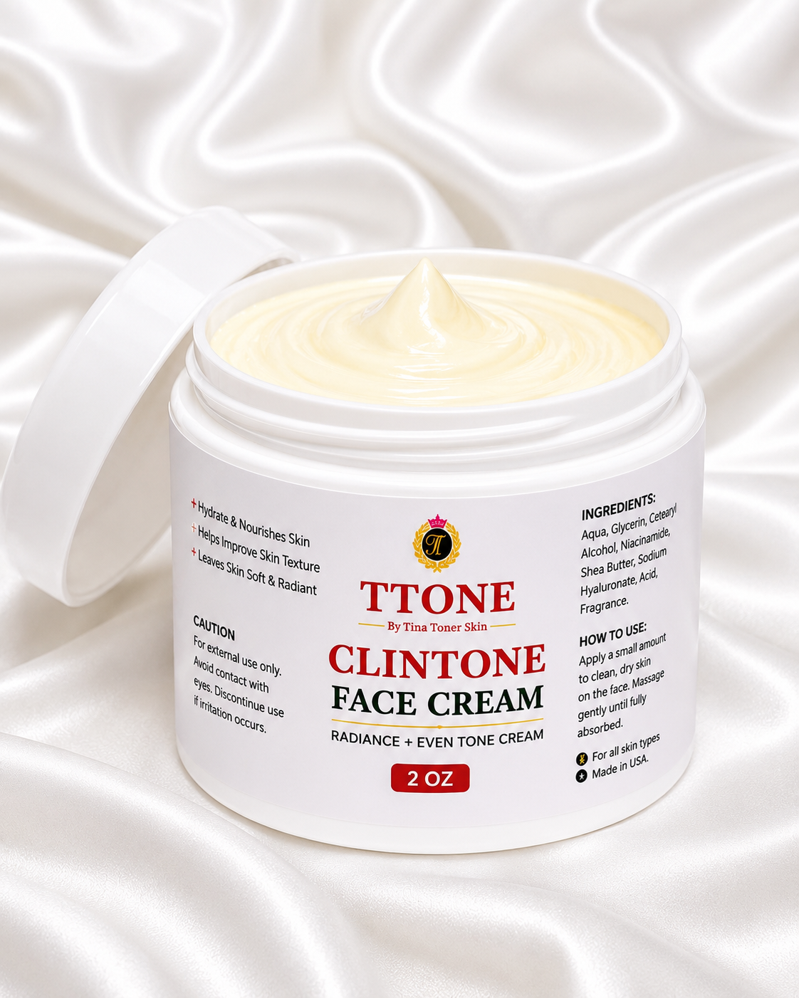 Clinton Face Restore Cream 2 oz
