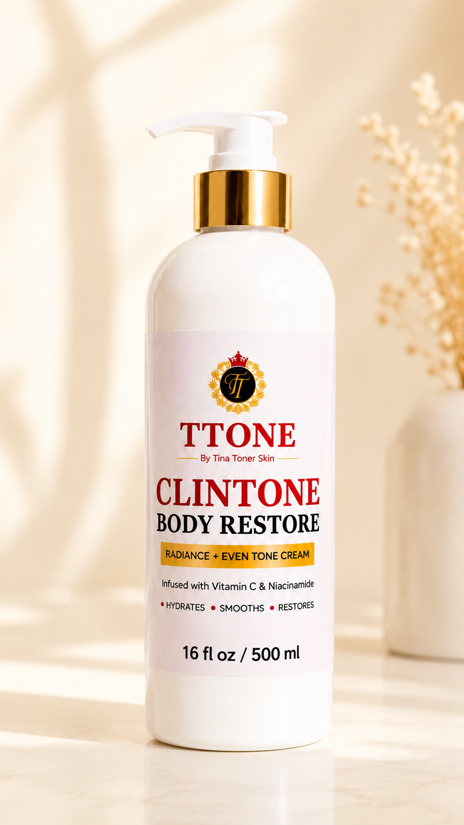 CLINTONE Body  & Restore Cream 16 oz