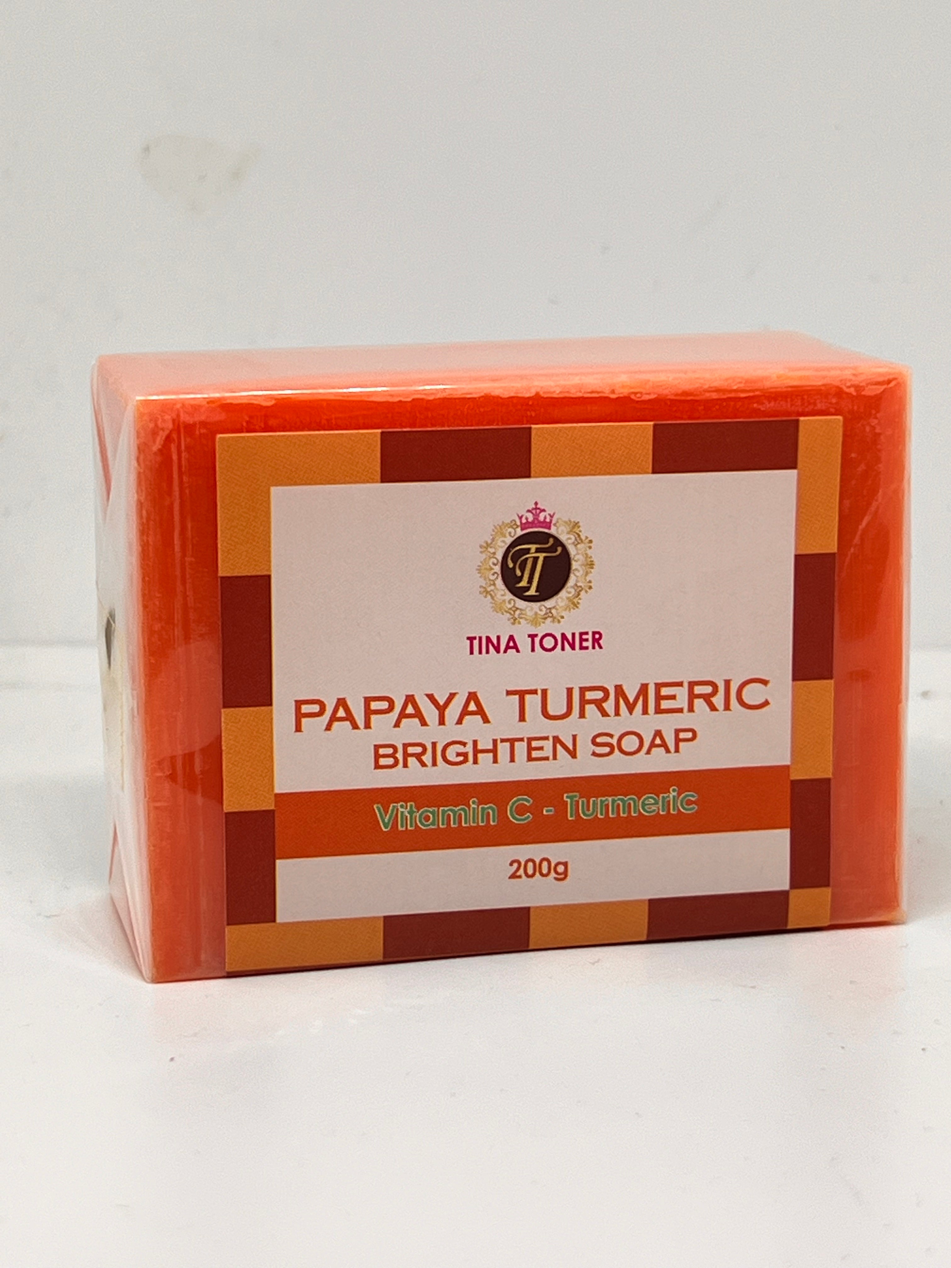 TURMERIC PAPAYA GLUTATHION SOAP 200gr