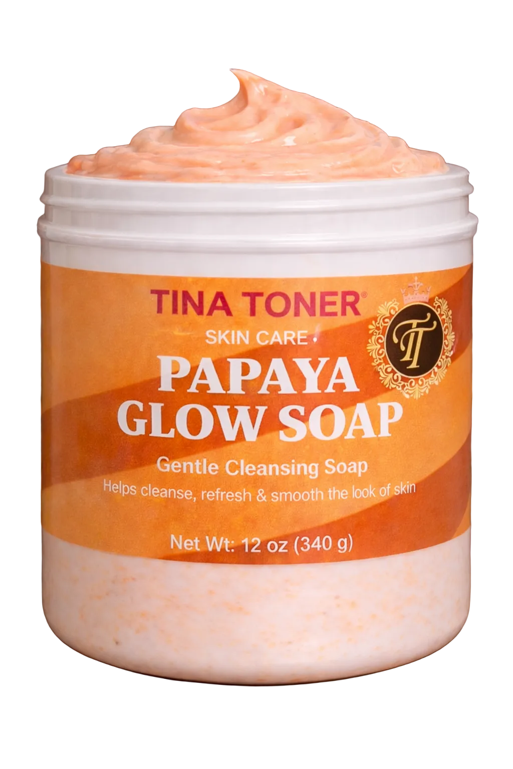 Tina Toner Papaya Brightening Soap Gentle Cleansing 12 oz