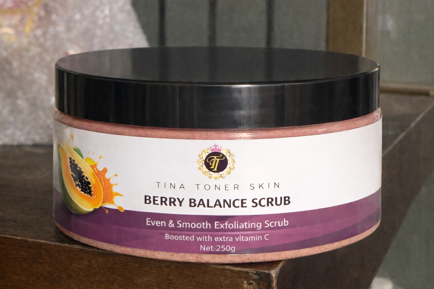 BERRY BRIGHT body scrub