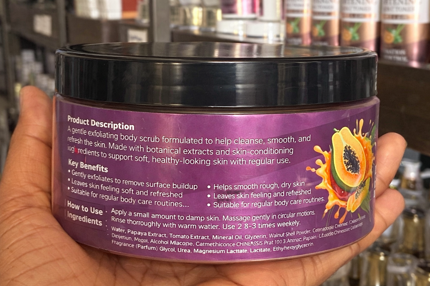 BERRY BRIGHT body scrub