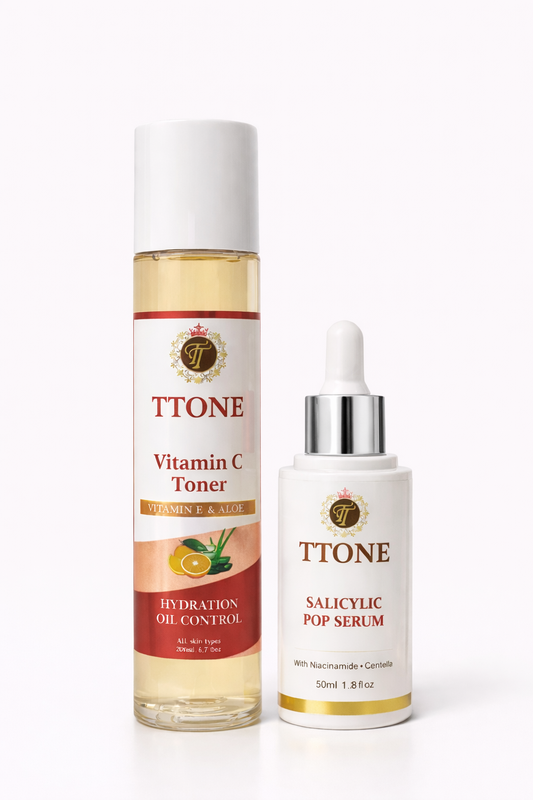 Vitamin c toner  with anti acne  serum  set 6 oz