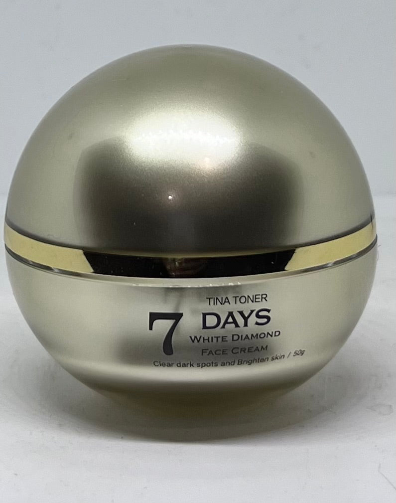 7 Days White Brightening Moisturizer (gold container )