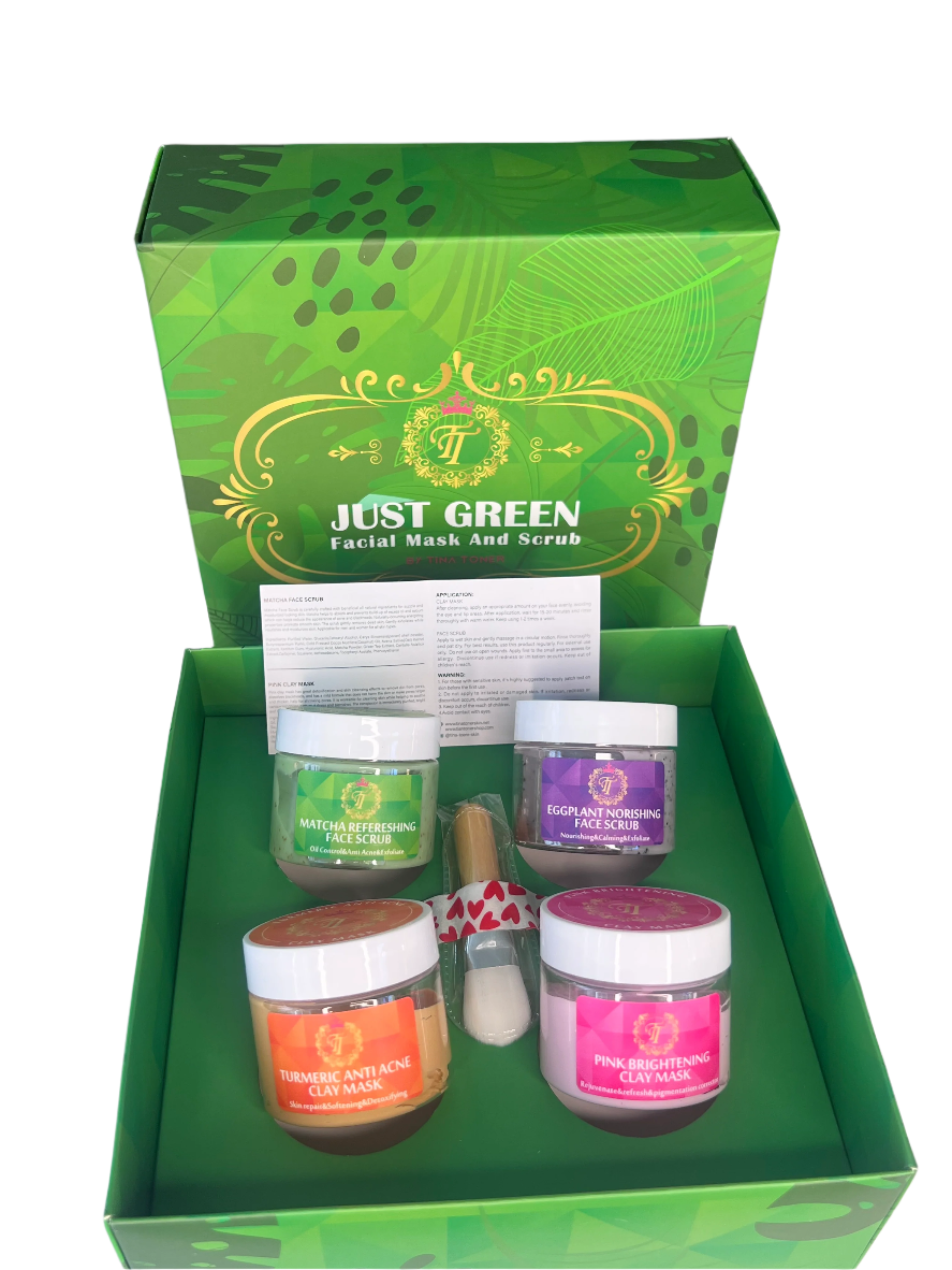 Birthday Special Deal Just Green Face Mask and Scrub