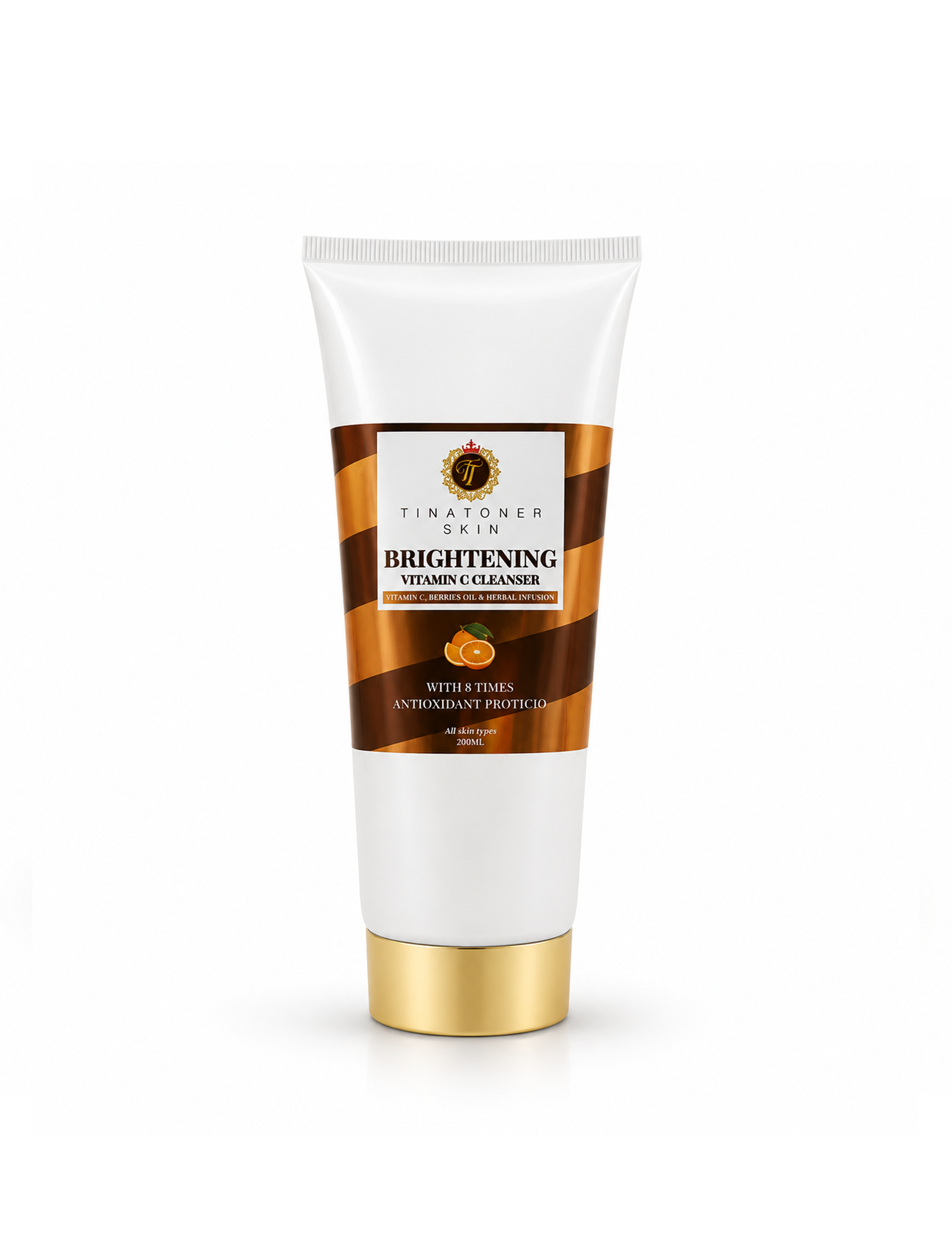 Tina Toner Beautifying Face Cleanser - 8x Antioxidant Protection