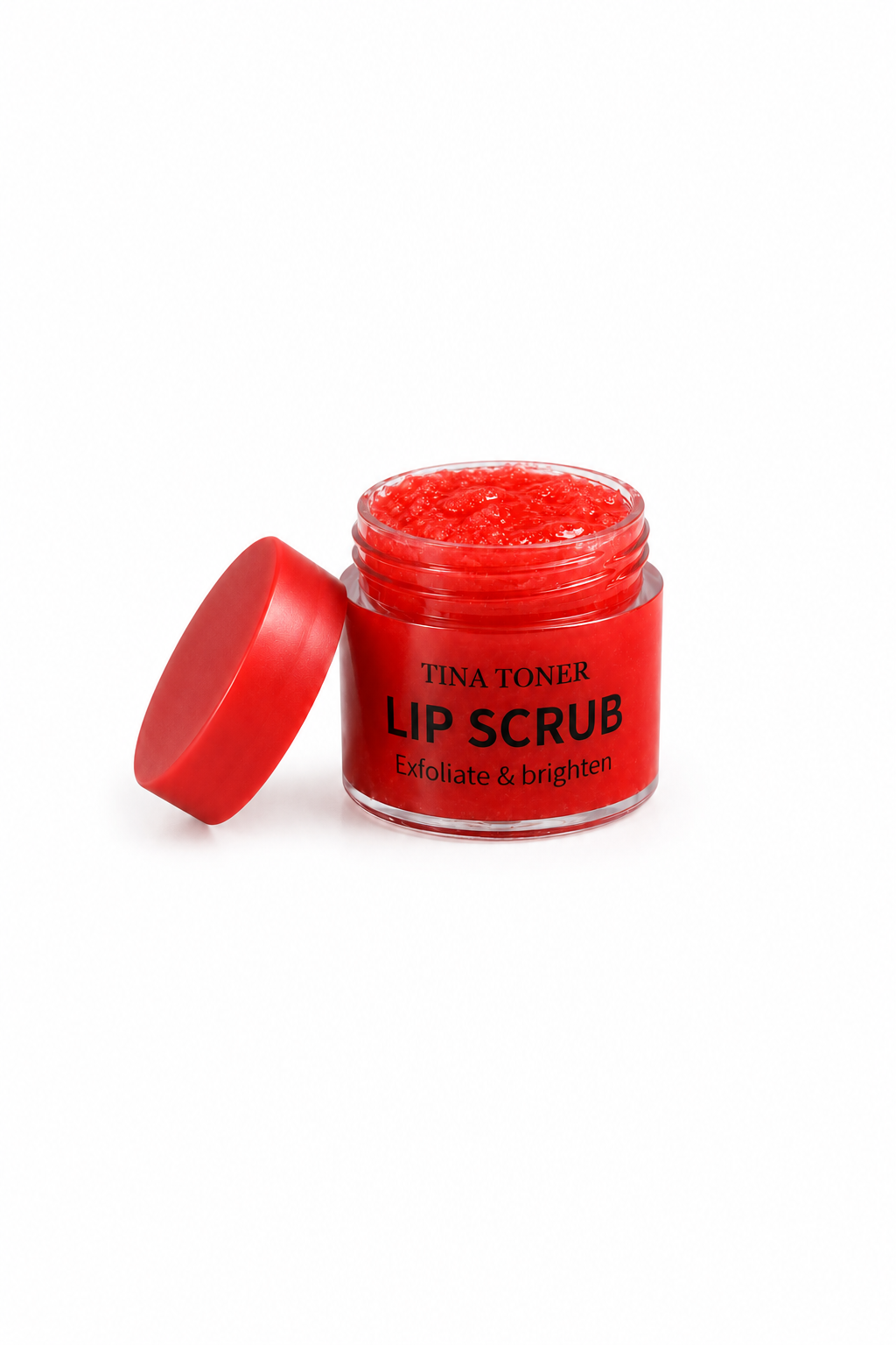 Tina toner pink lip scrub and moisturizer with brown Sugar and extract 100% Natural Lip Scrub