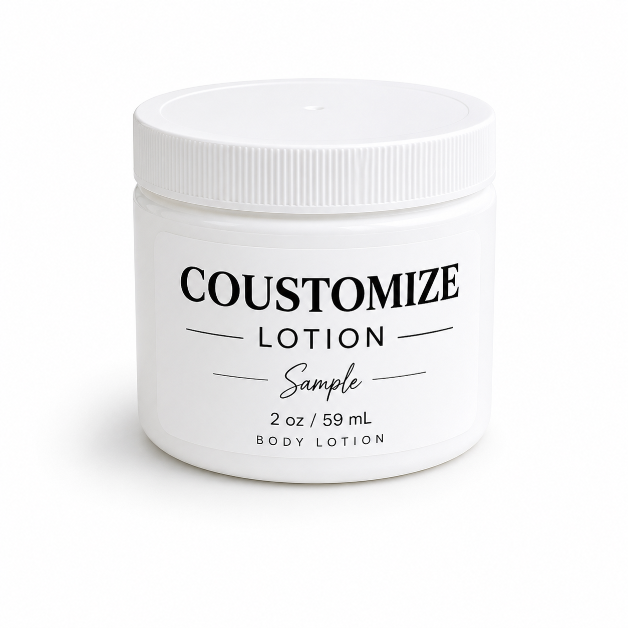 Sample Coustomize Cream 2 Oz