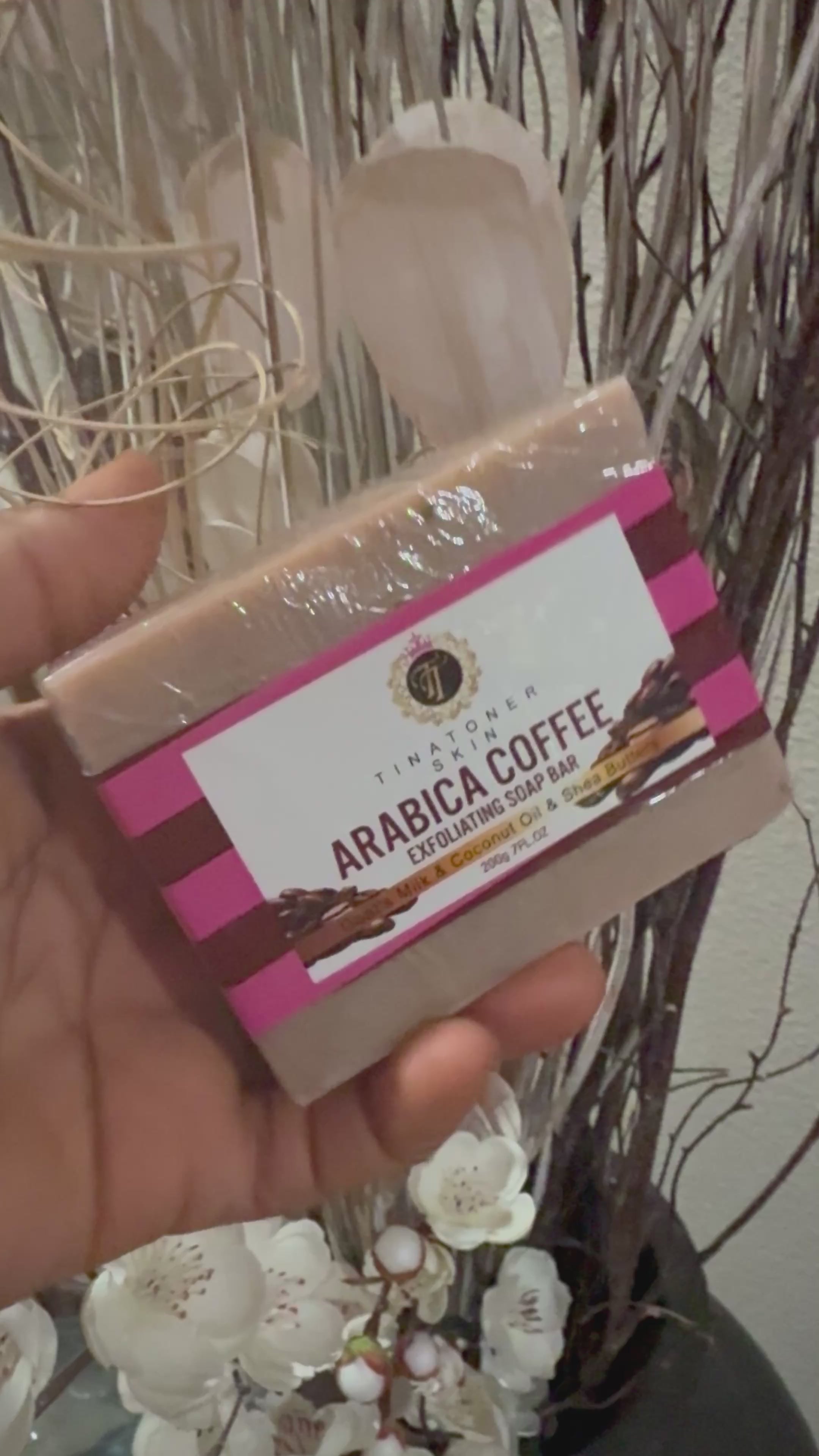 Arabica coffee exfoliating soap 200G